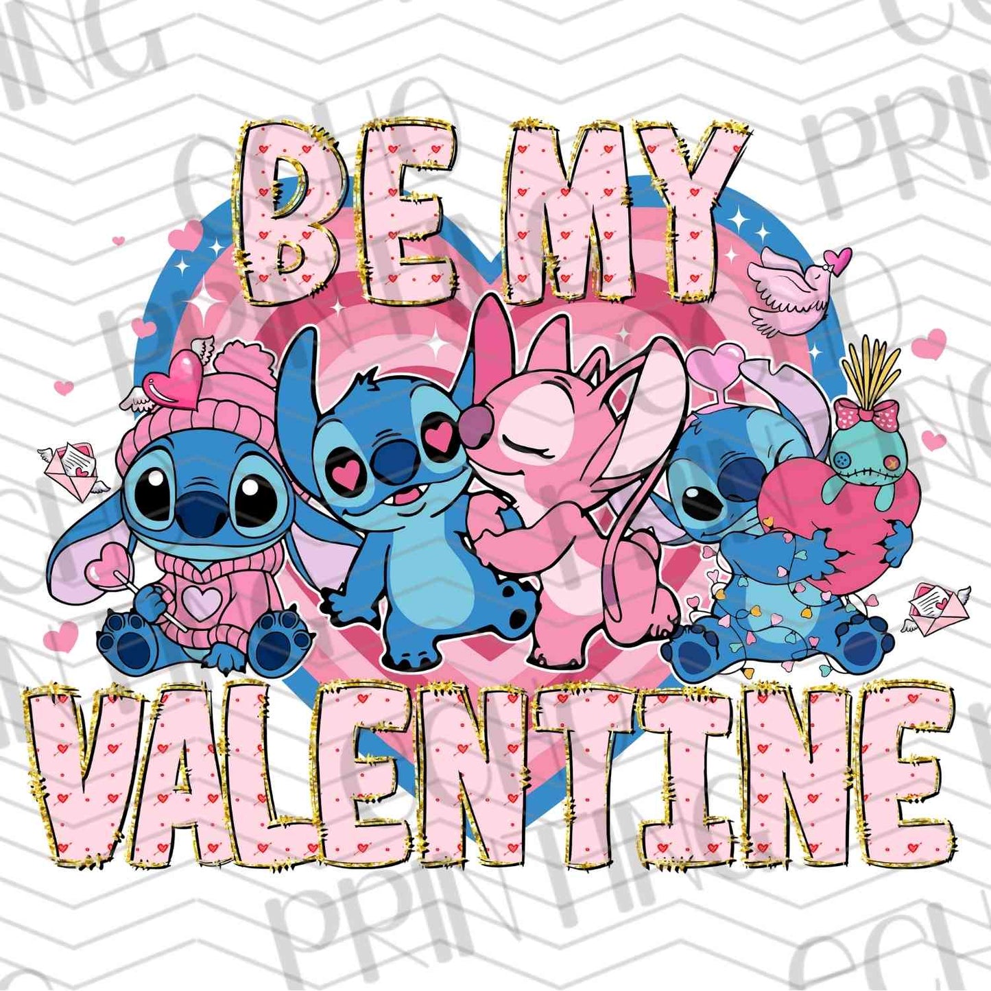 VLTC 91 – VALENTINE PANEL BLUE AND PINK ALIEN