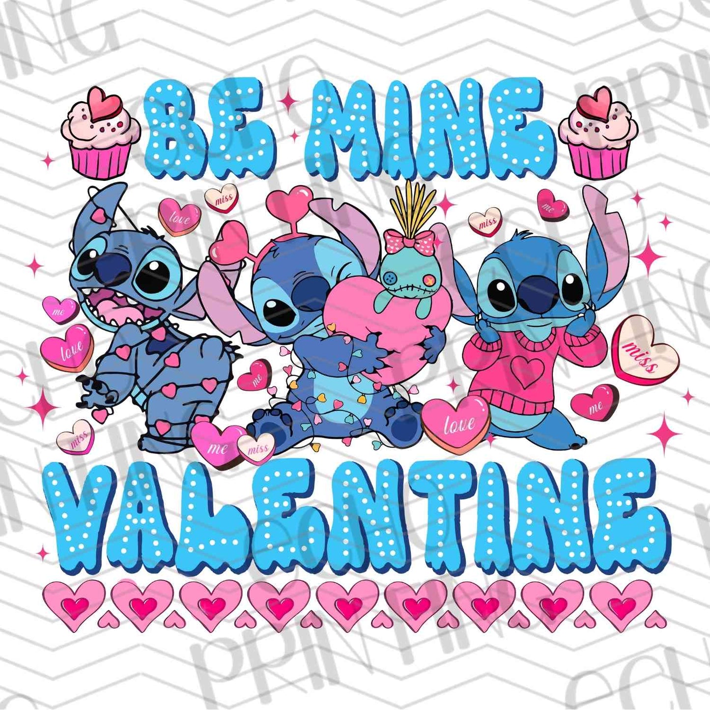 VLTC 93 – BLUE ALIEN BOW WITH LOVE QUOTES