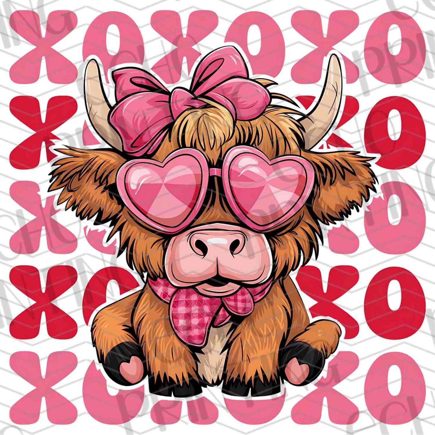 VLTG 182 - XOXO PINK COW