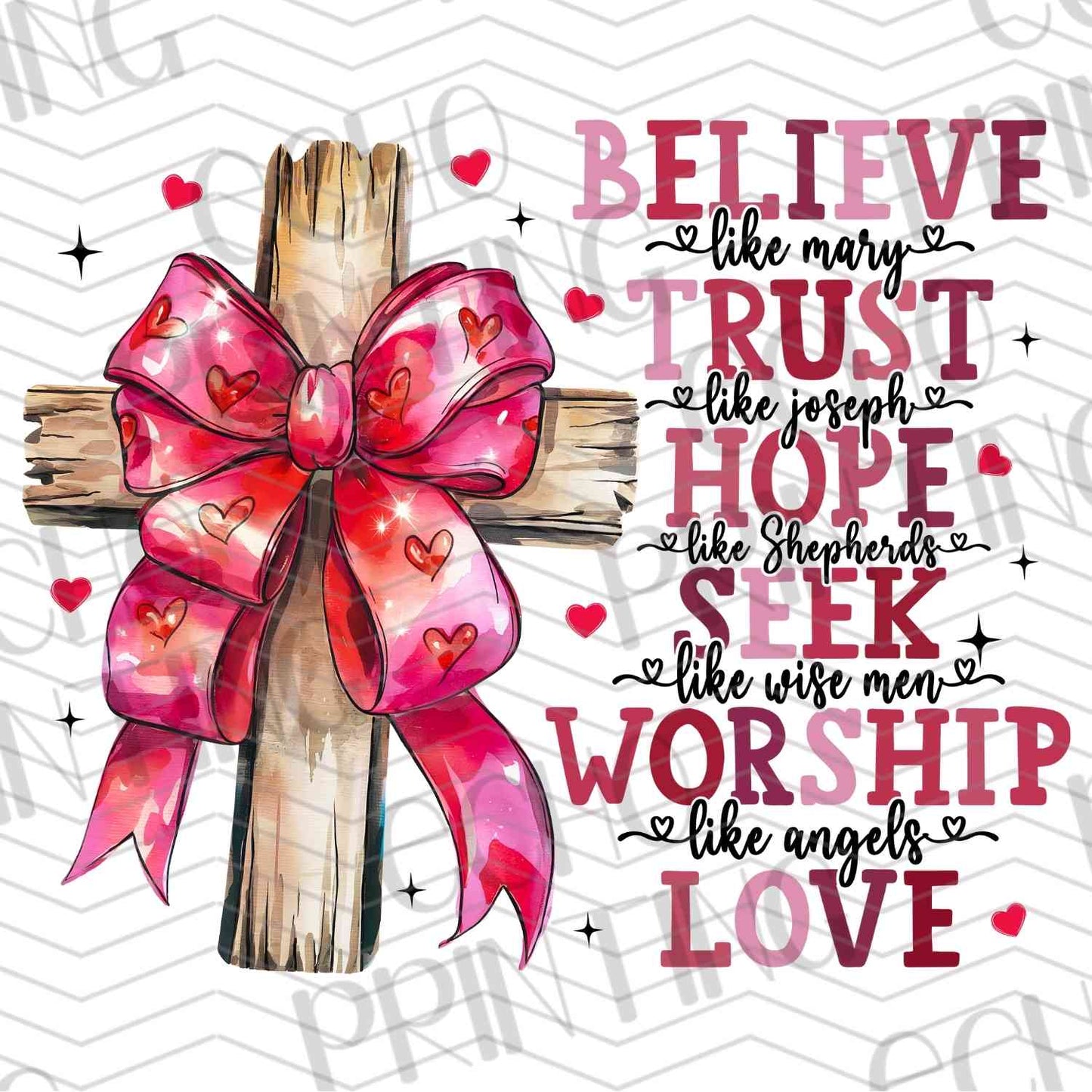 VLTG 18 – FAITH LOVE BOW COLLAGE