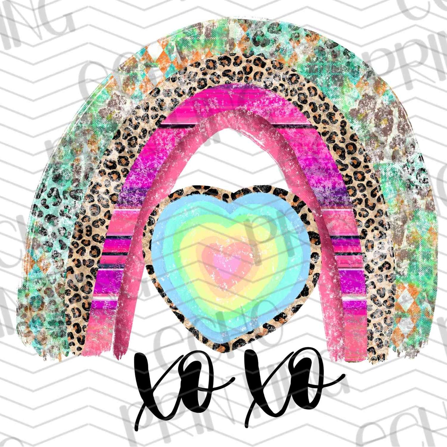 VLTG 216 - RAINBOW HEART GLITTER
