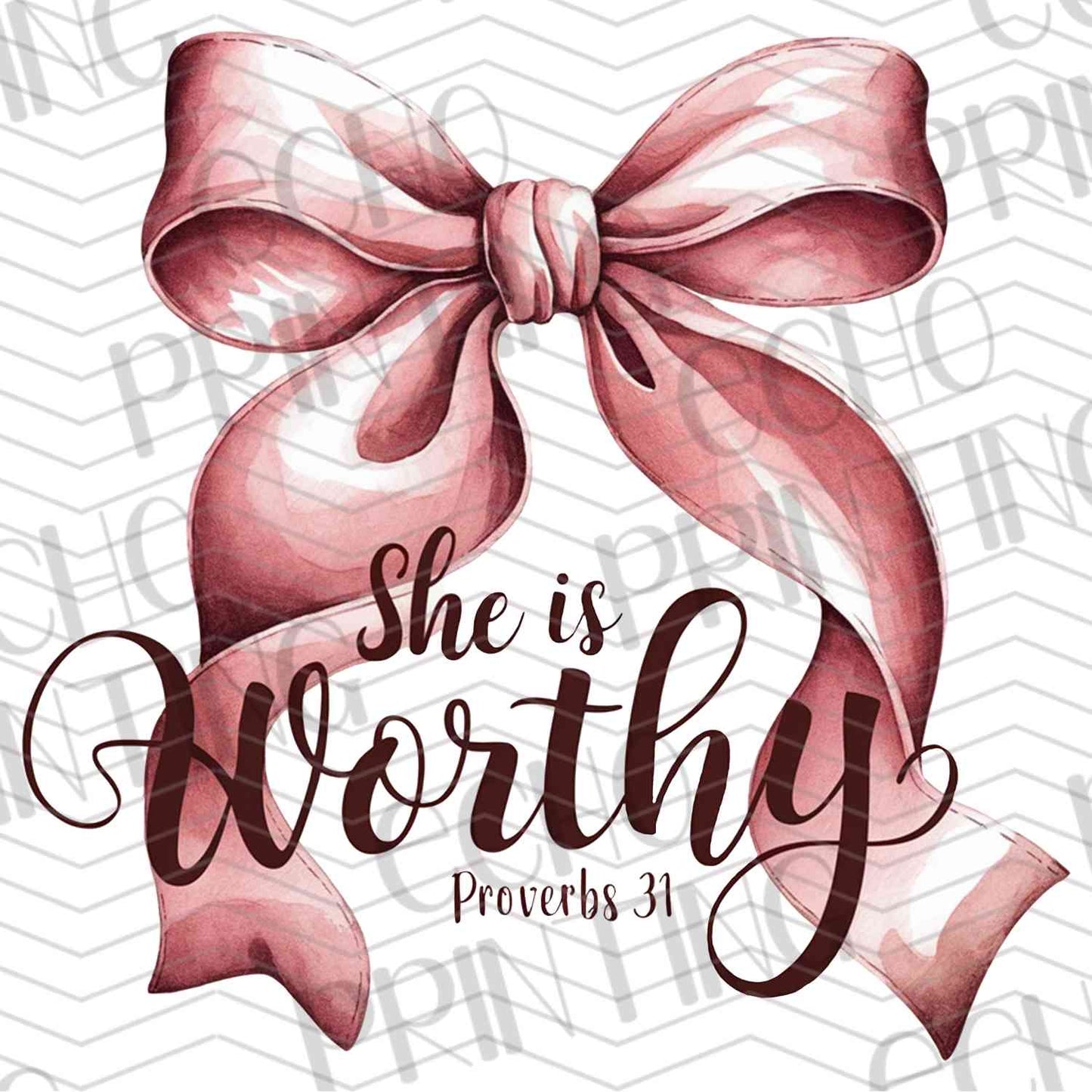 VLTG 240 - SHE IS WORTHY RIBBON