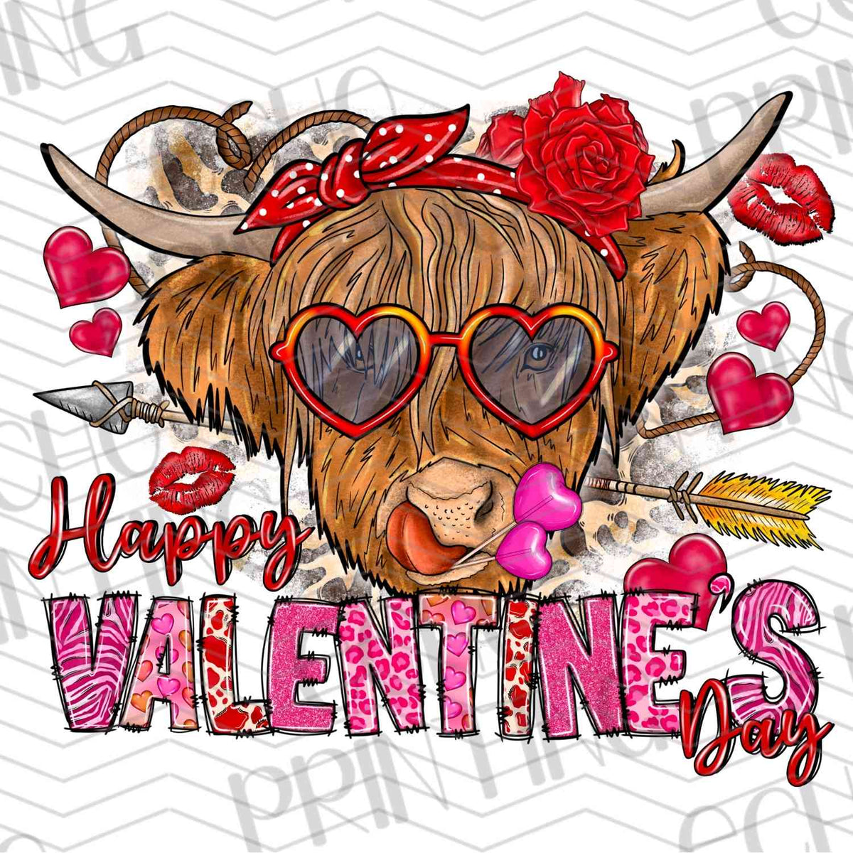 VLTG 367 - HAPPY VALENTINES COW