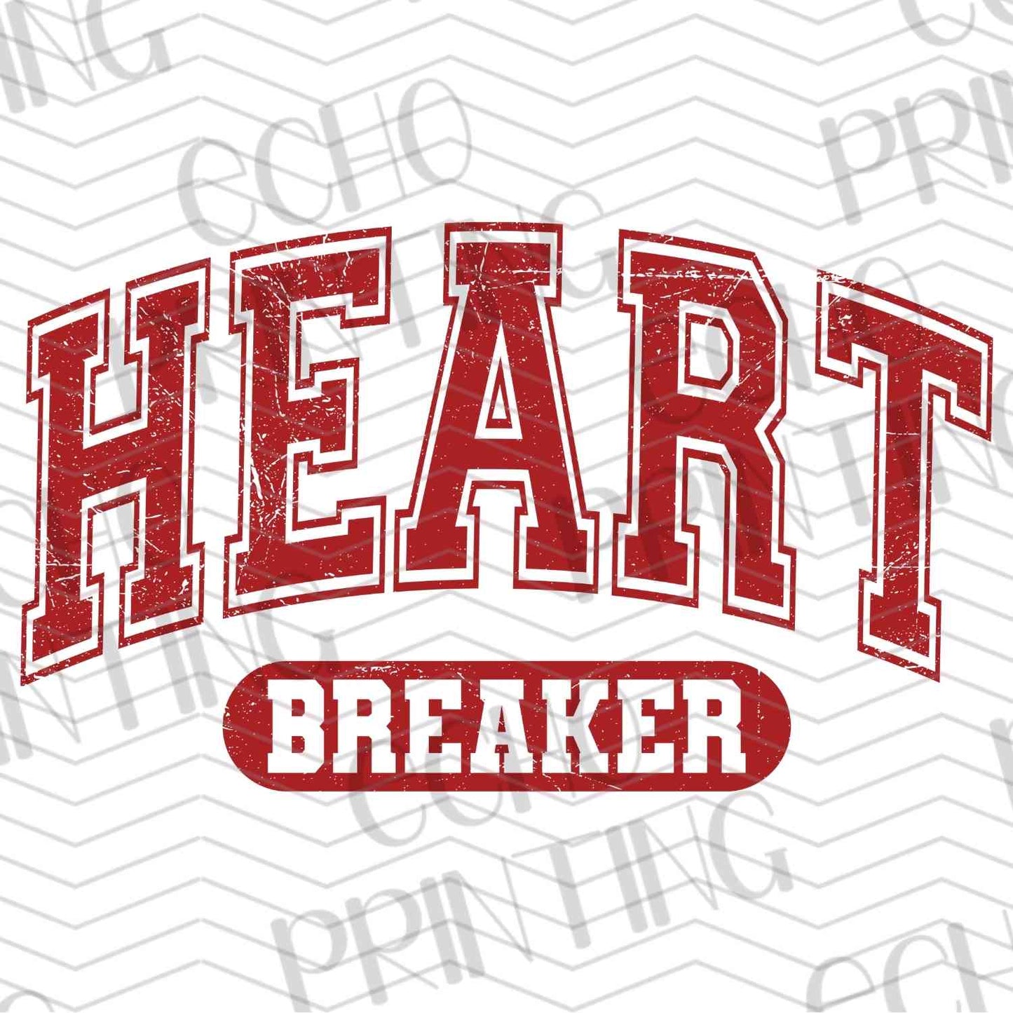 VLTG 38 - HEART BREAKER CURVED TEXT