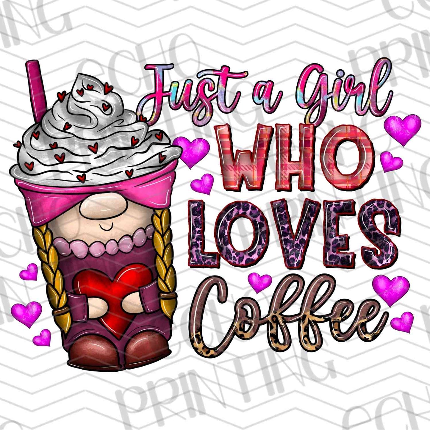 VLTG 407 - JUST A GIRL WHO LOVES COFFEE