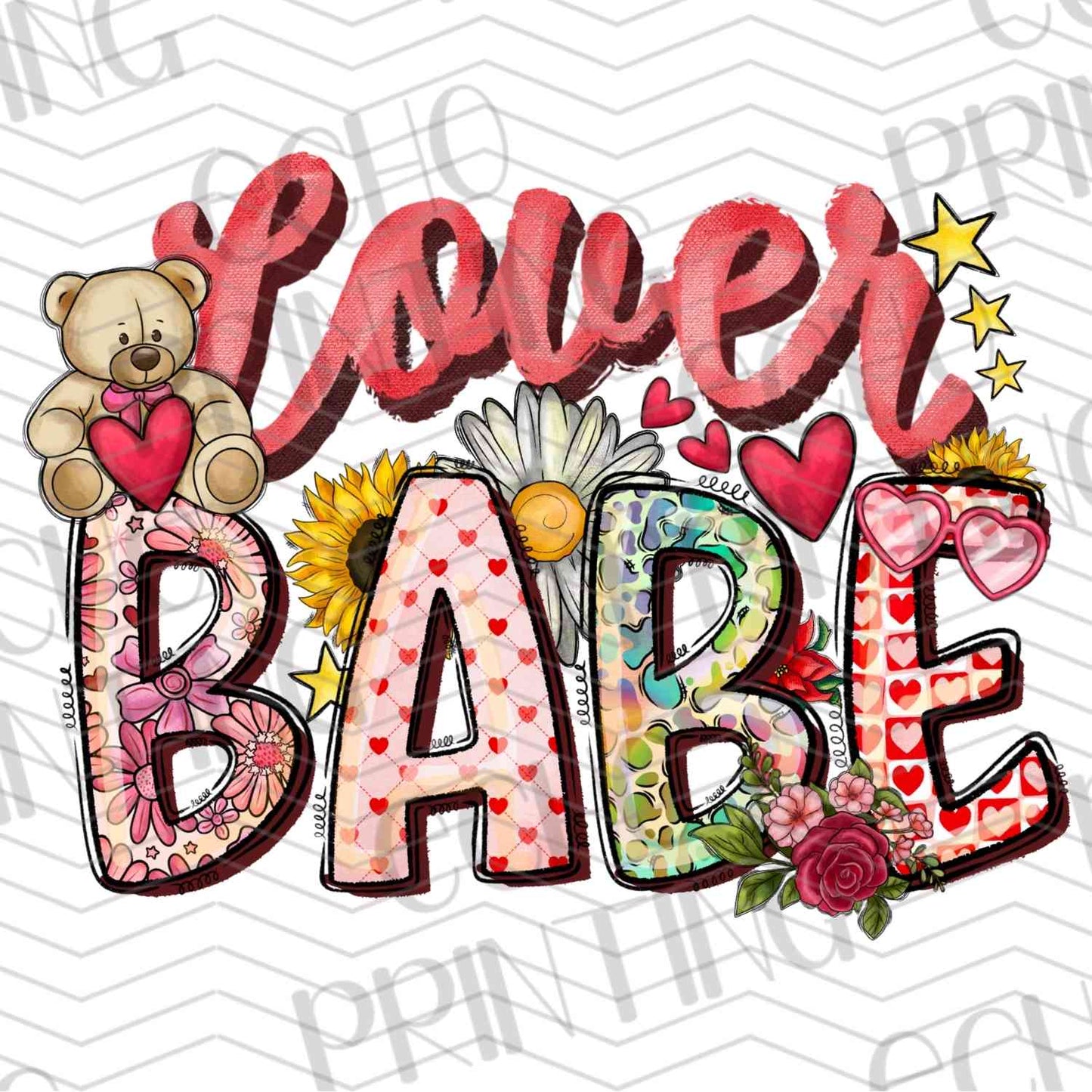 VLTG 446 - LOVE BABE PINK BOWS