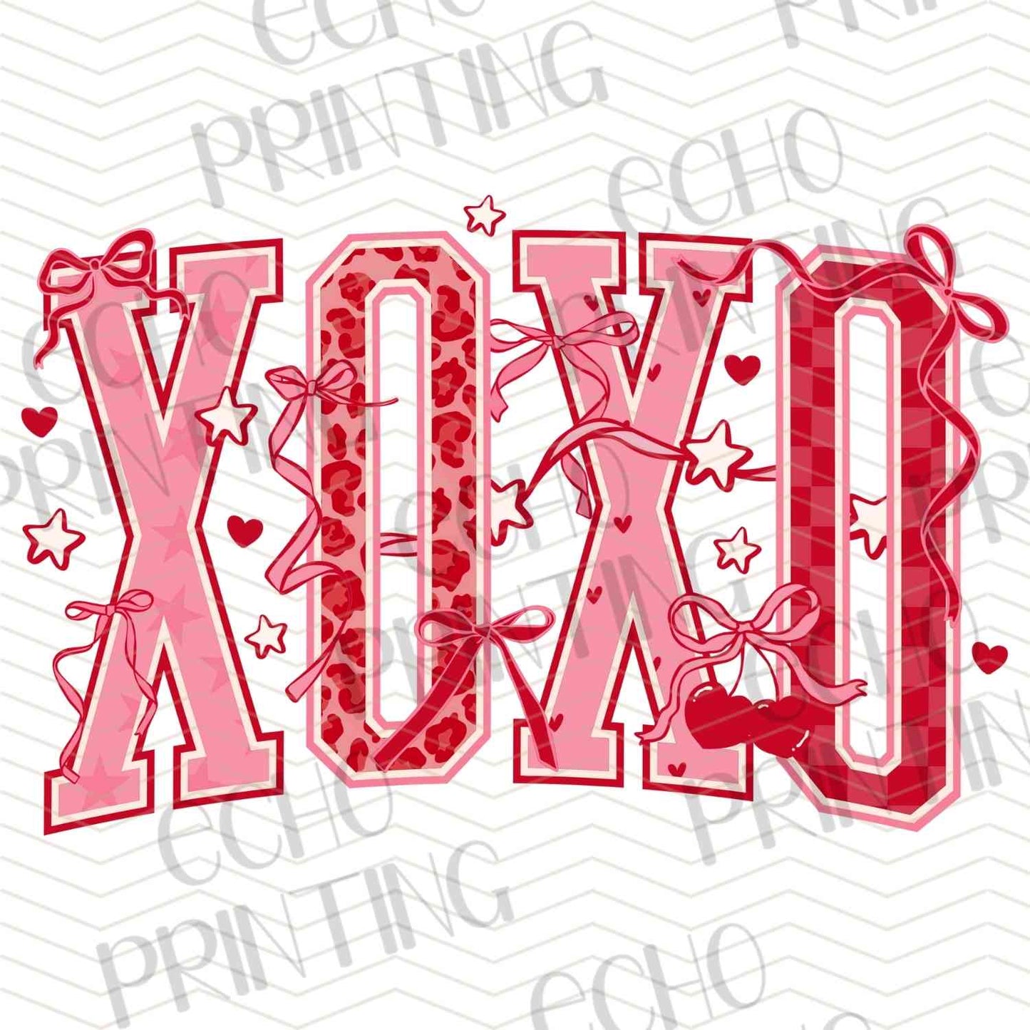 VLTG 715 - XOXO BLOCK TEXT
