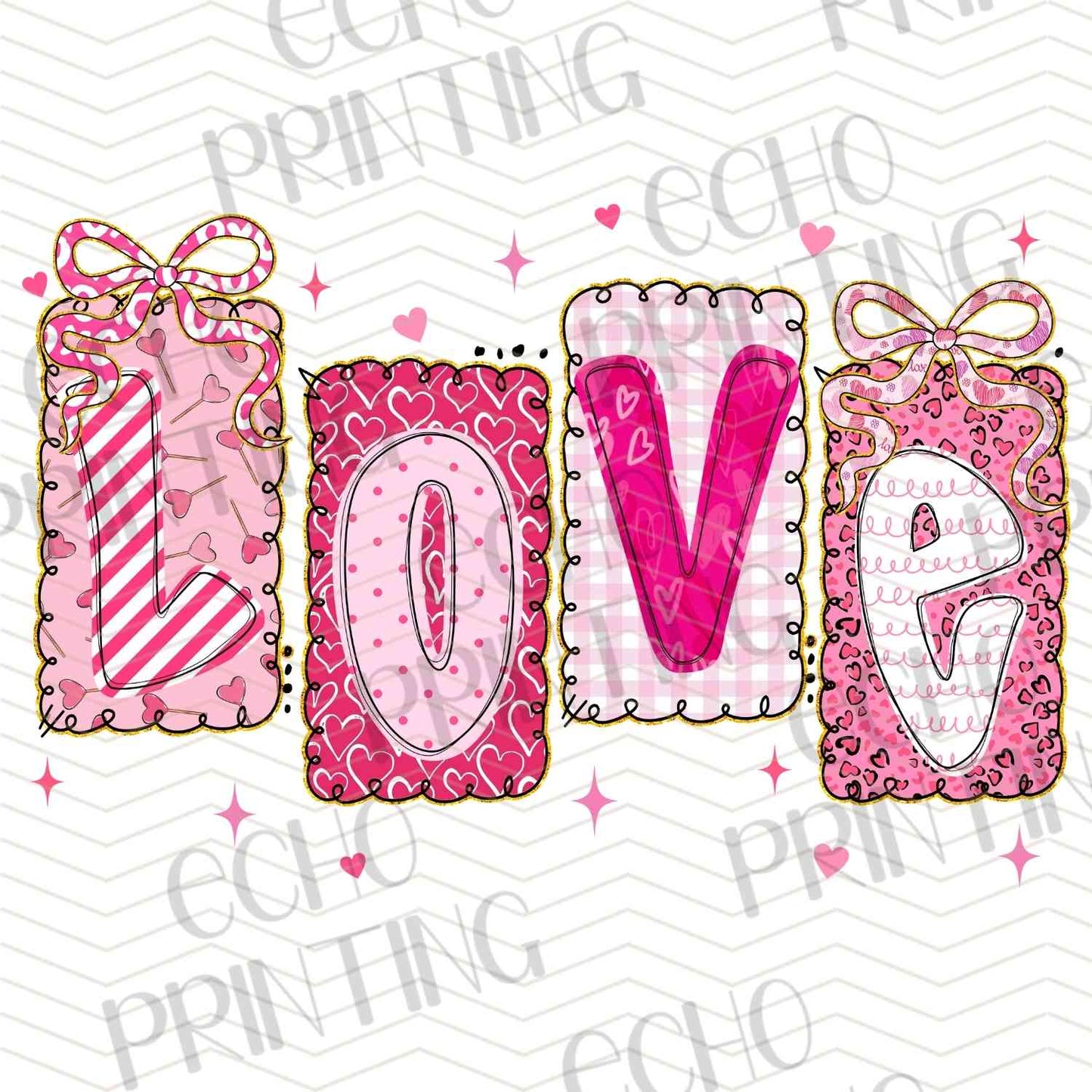 VLTG 733 - LOVE PATCH TEXT
