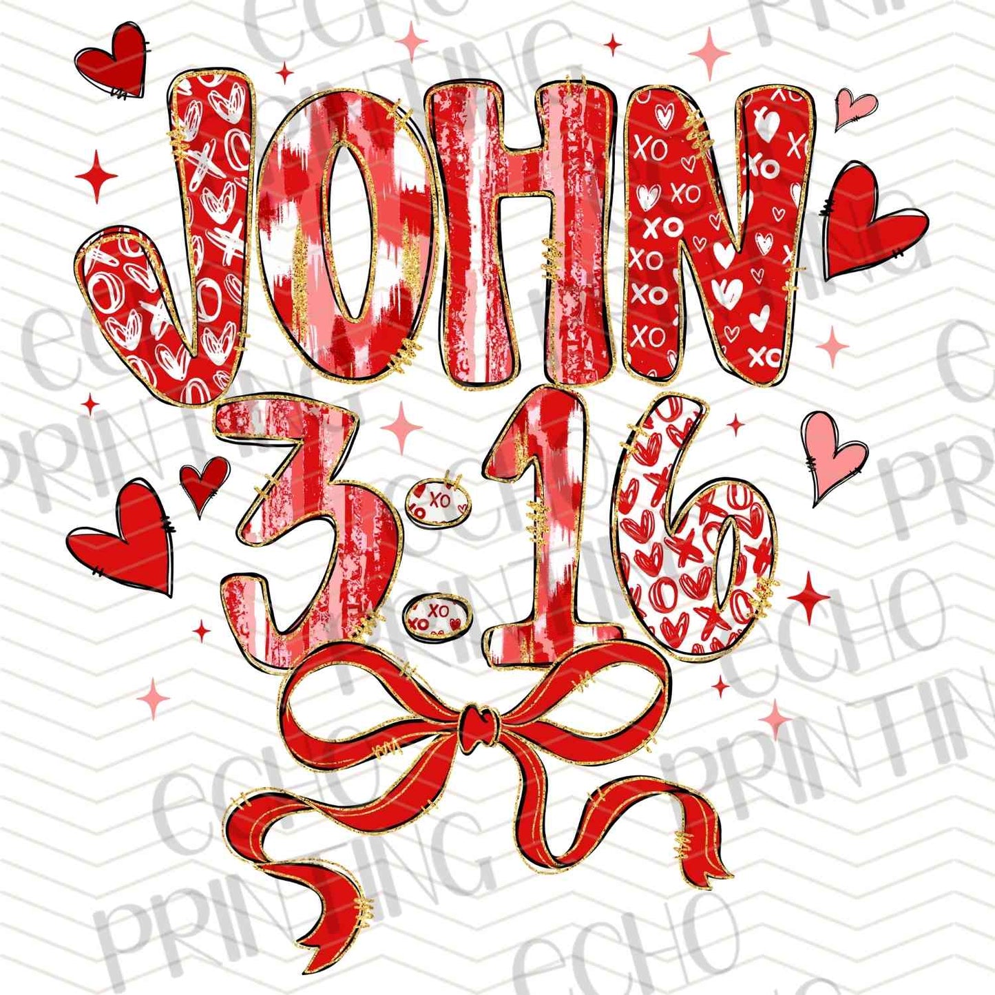 VLTG 767 - JOHN THREE SIXTEEN TEXT
