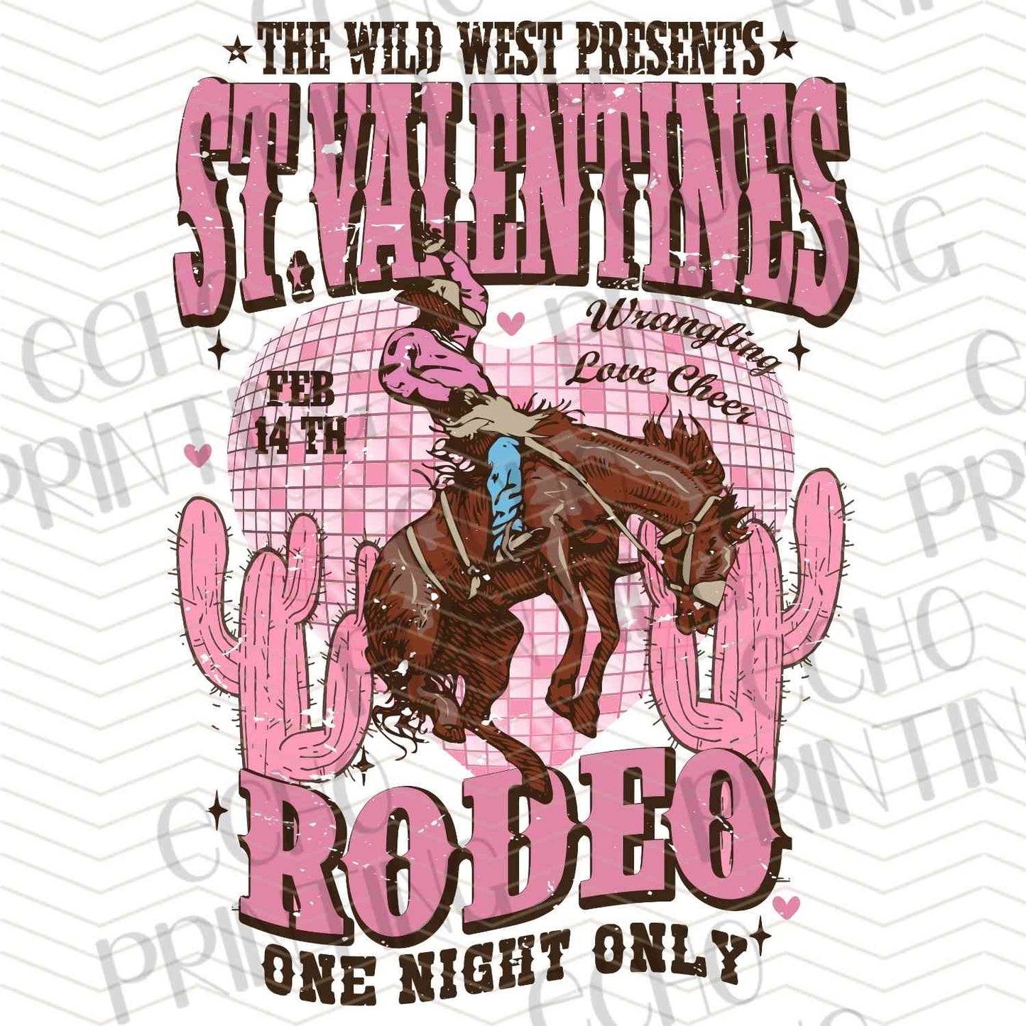 VLTG 771 - VALENTINE RODEO POSTER