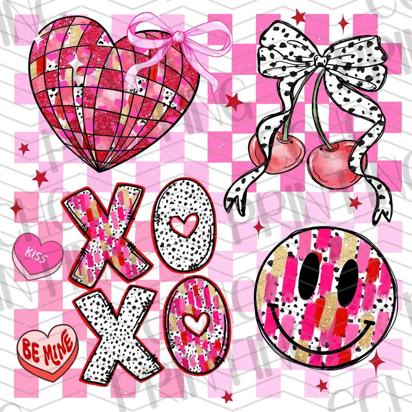 VLTG 87 - XOXO HEART GRID