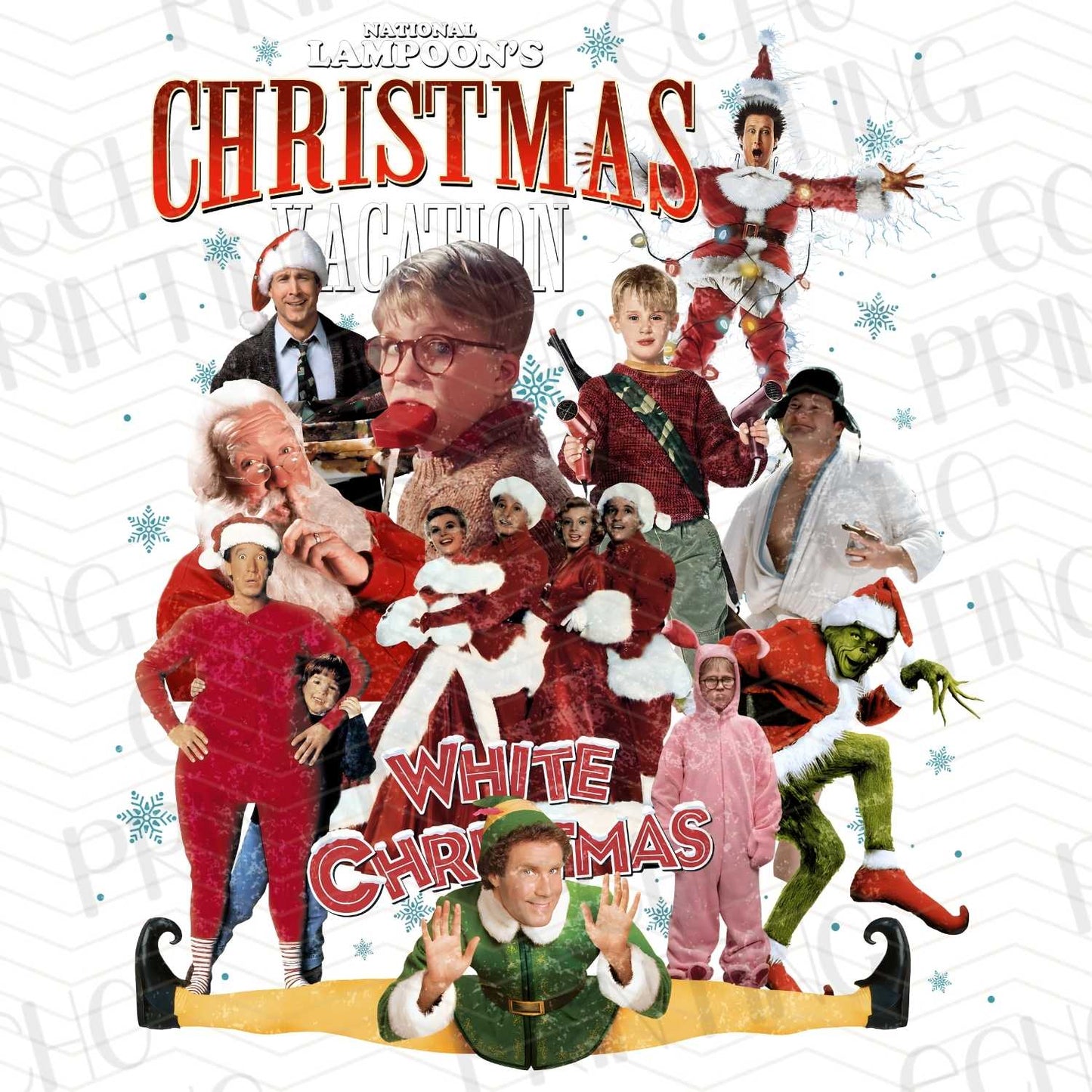 WNXM 102 – CHRISTMAS CHARACTERS MONTAGE POSTER