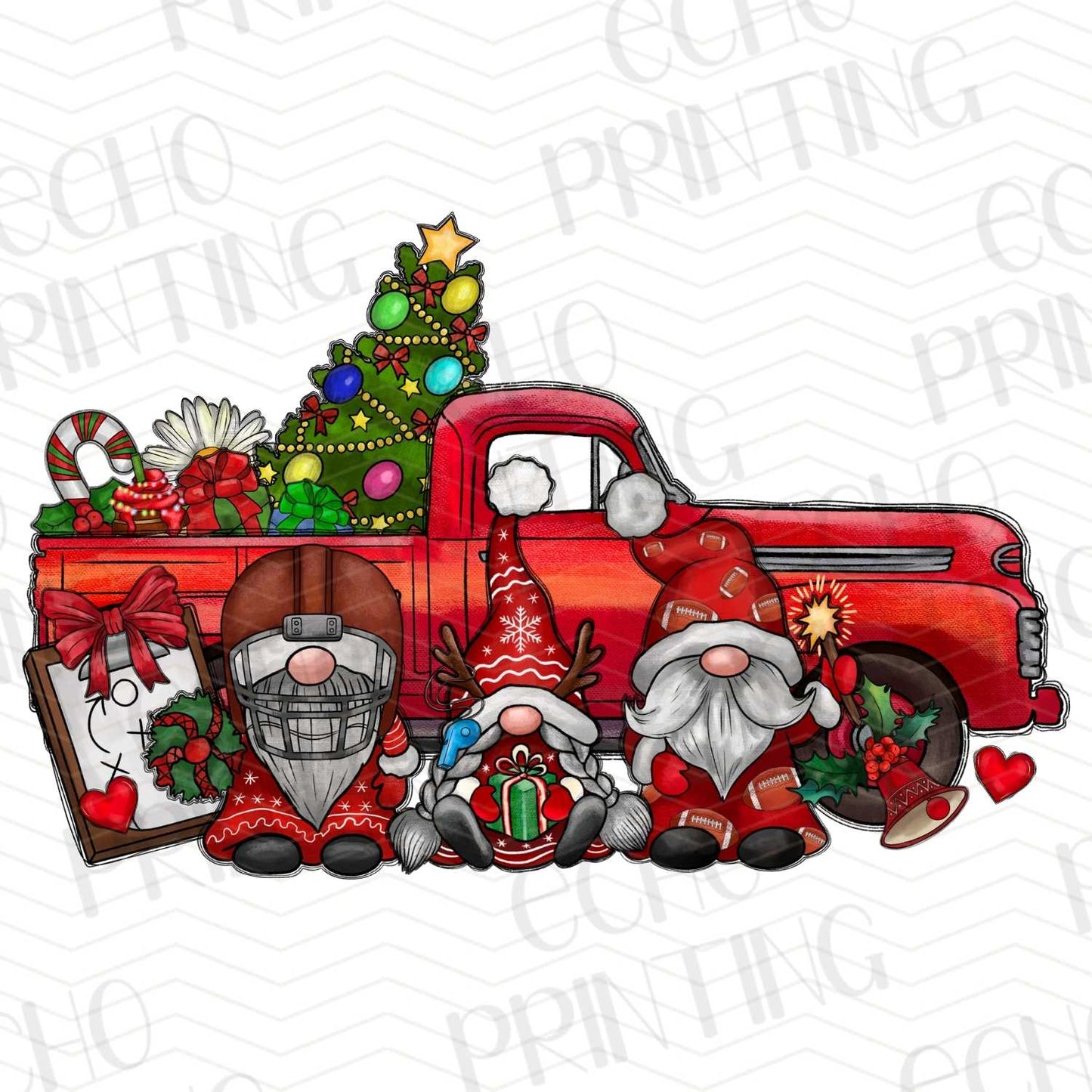 WNXM 114 – RED TRUCK WITH SANTAS