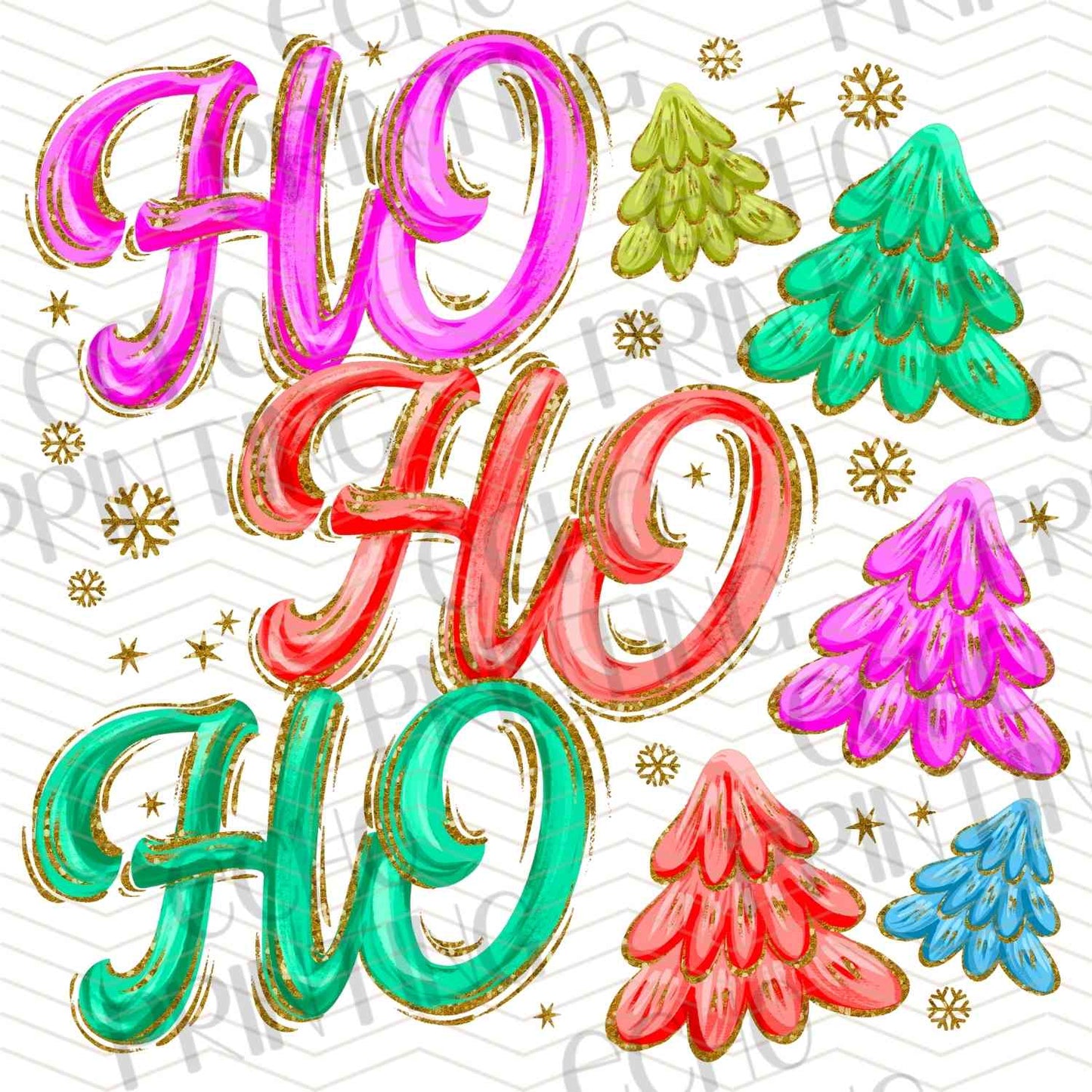 WNXM 1389 - HO HO HO COLORFUL CHRISTMAS TREES