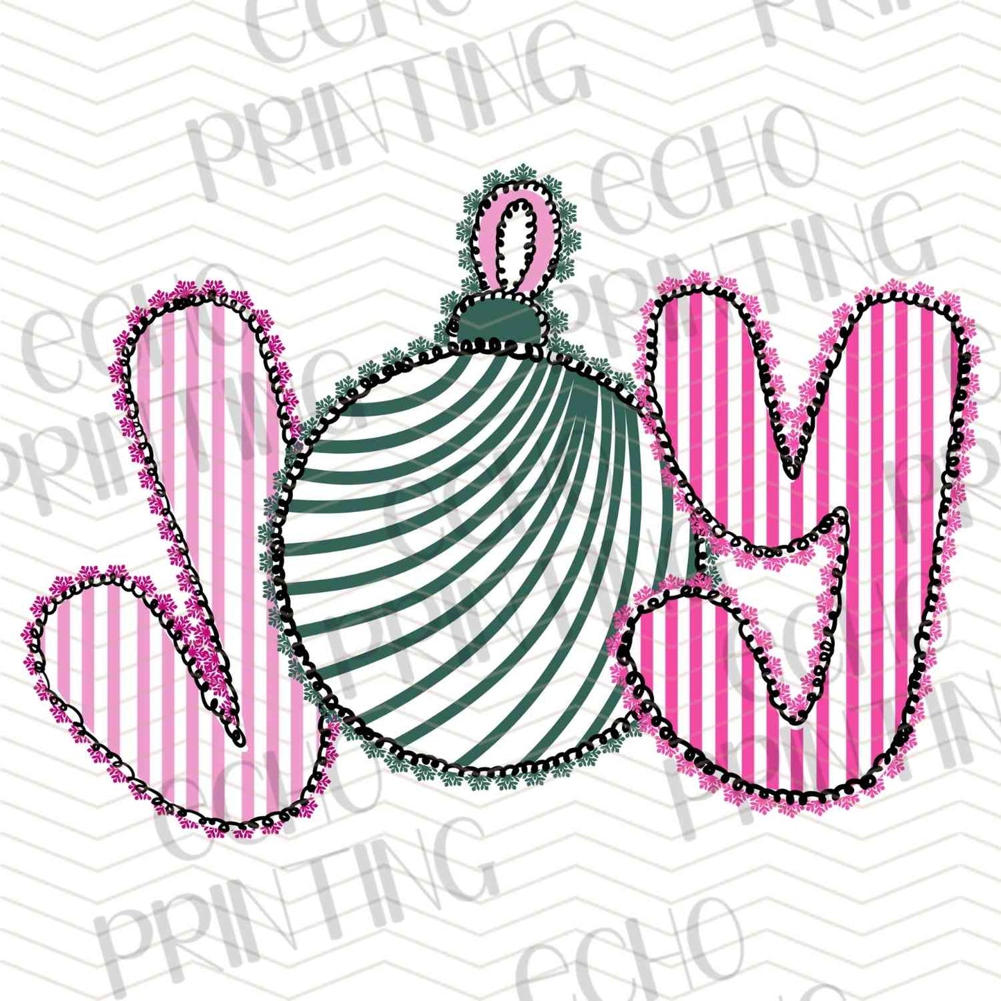 WNXM 1395 - JOY ORNAMENT BALL PASTEL