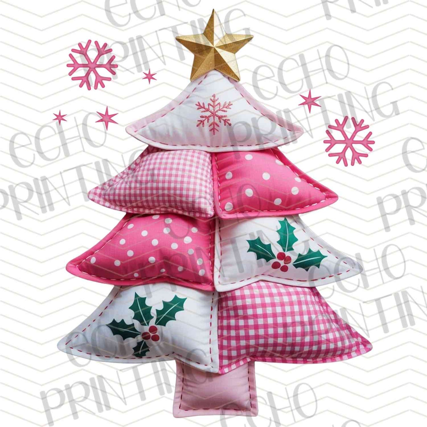 WNXM 1407 - PINK CHRISTMAS TREE STACK