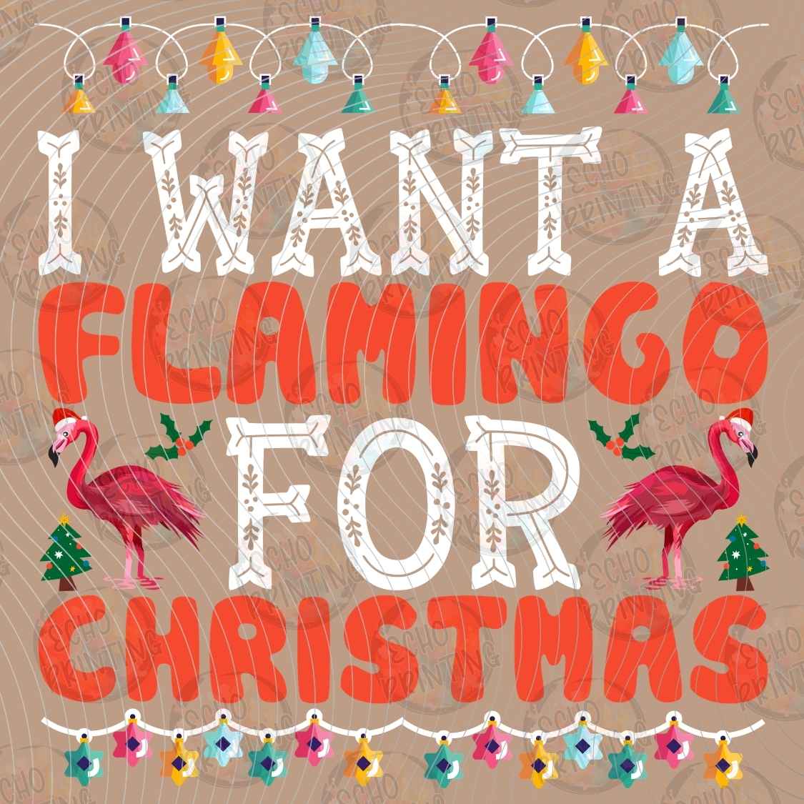 WNXM 3016 - FLAMINGO CHRISTMAS WISHES
