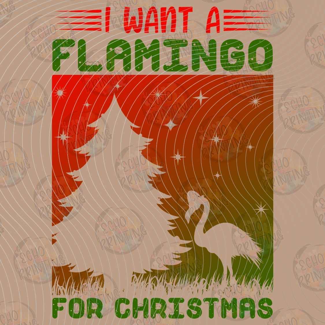 WNXM 3025 - FLAMINGO CHRISTMAS SPIRIT