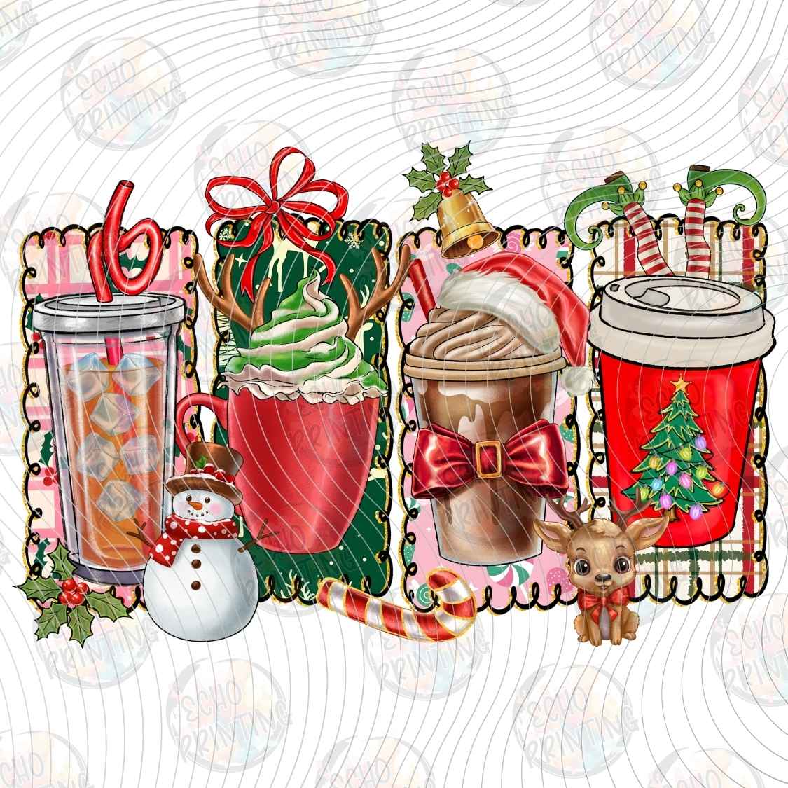 WNXM 3078 - CHRISTMAS DRINKS COLLAGE