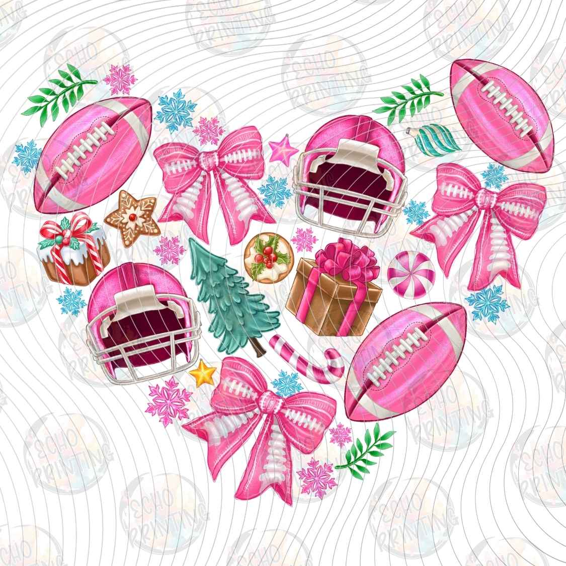 WNXM 3102 - PINK CHRISTMAS ACCESSORIES