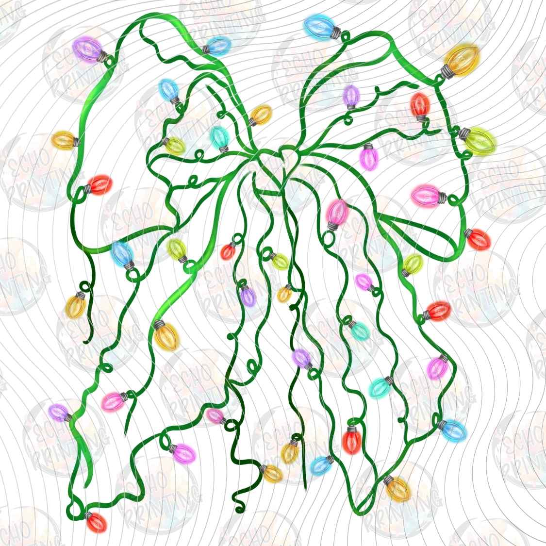 WNXM 3110 - CHRISTMAS LIGHTS BOW