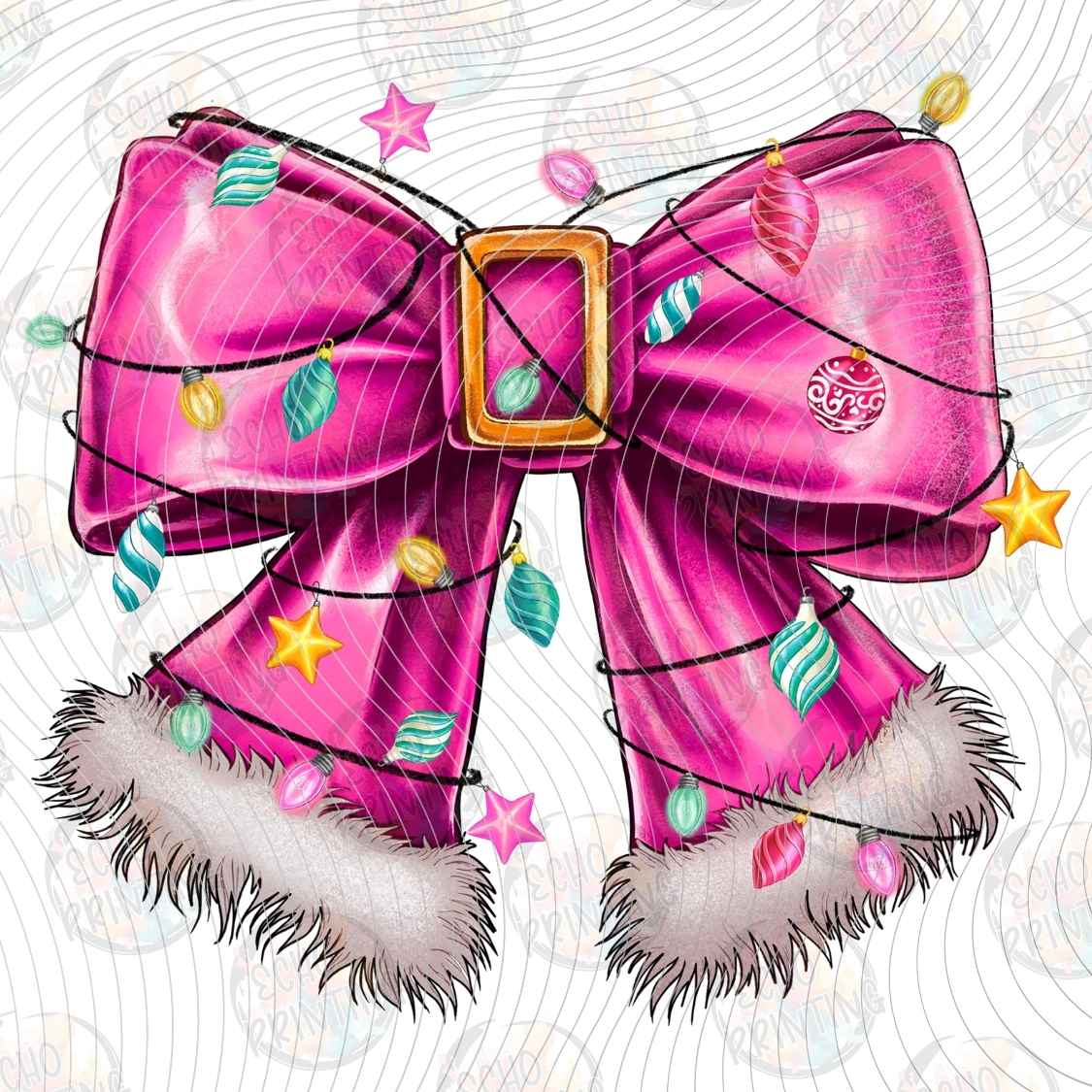 WNXM 3112 - PINK CHRISTMAS BOW