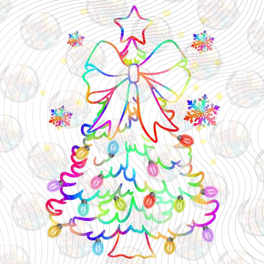 WNXM 3143 - PASTEL CHRISTMAS TREE