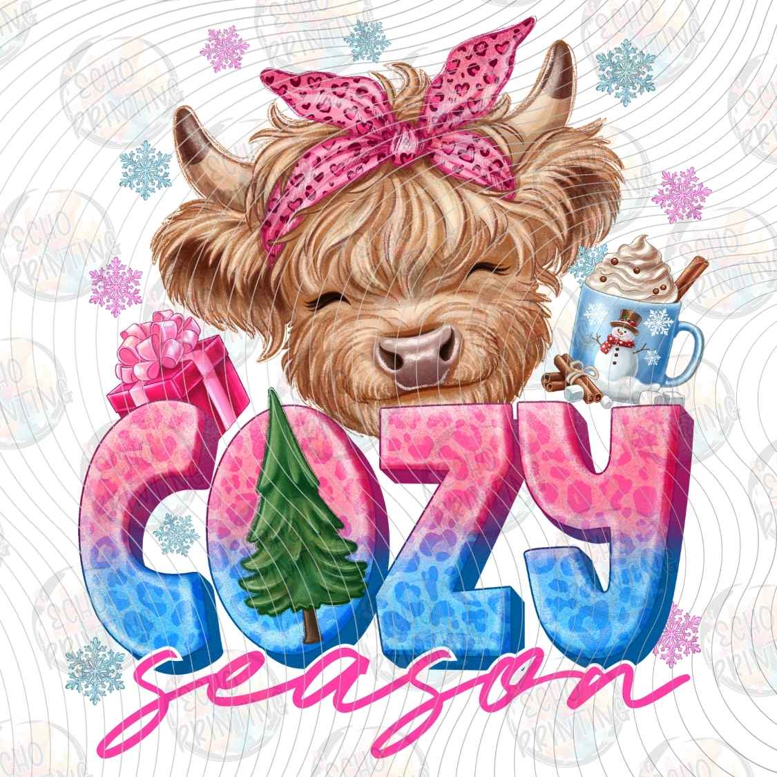 WNXM 3186 - COZY HIGHLAND COW CHRISTMAS
