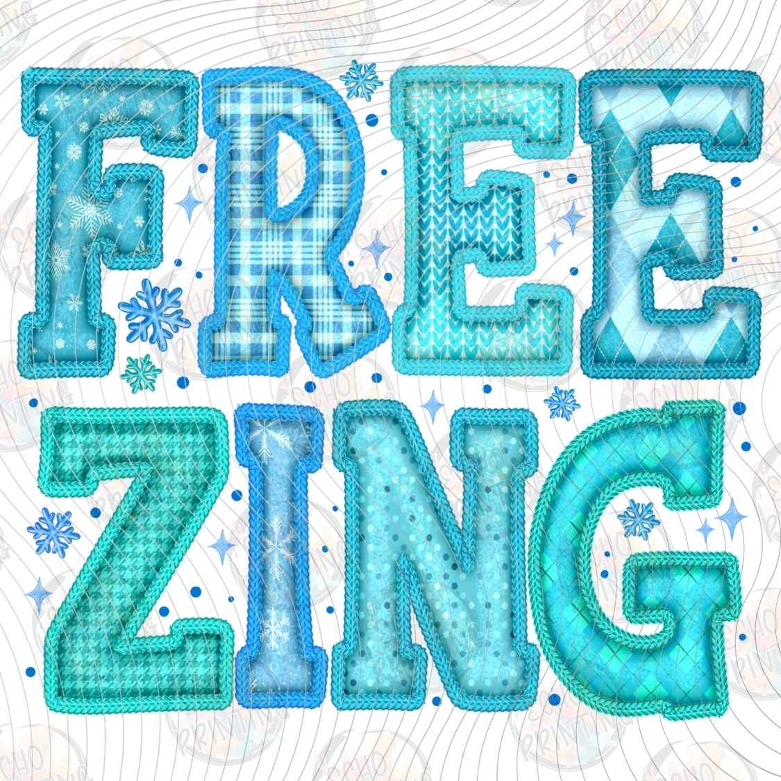WNXM 3214 - FREEZING RETRO LETTERING