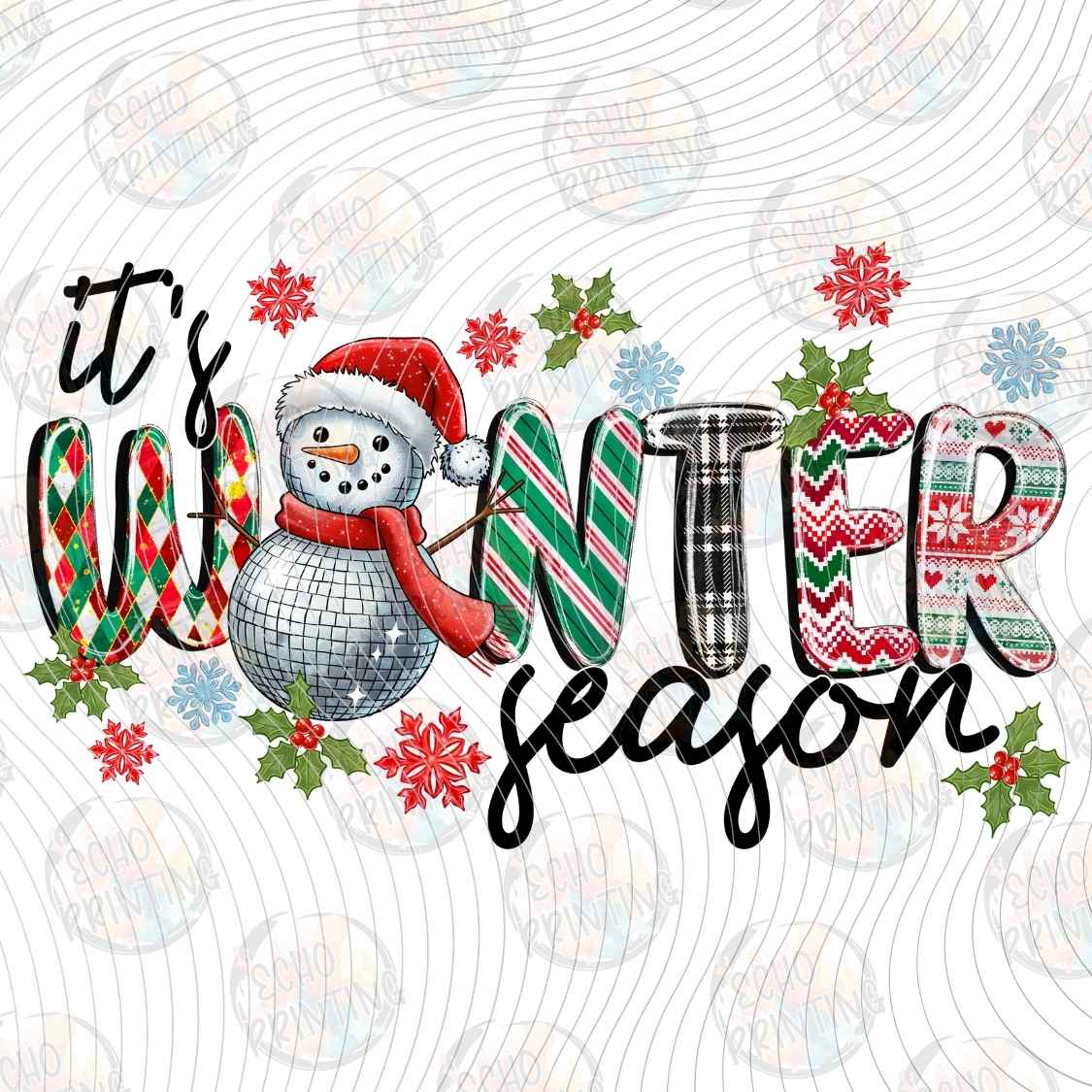 WNXM 3270 - WINTER SEASON LETTERING
