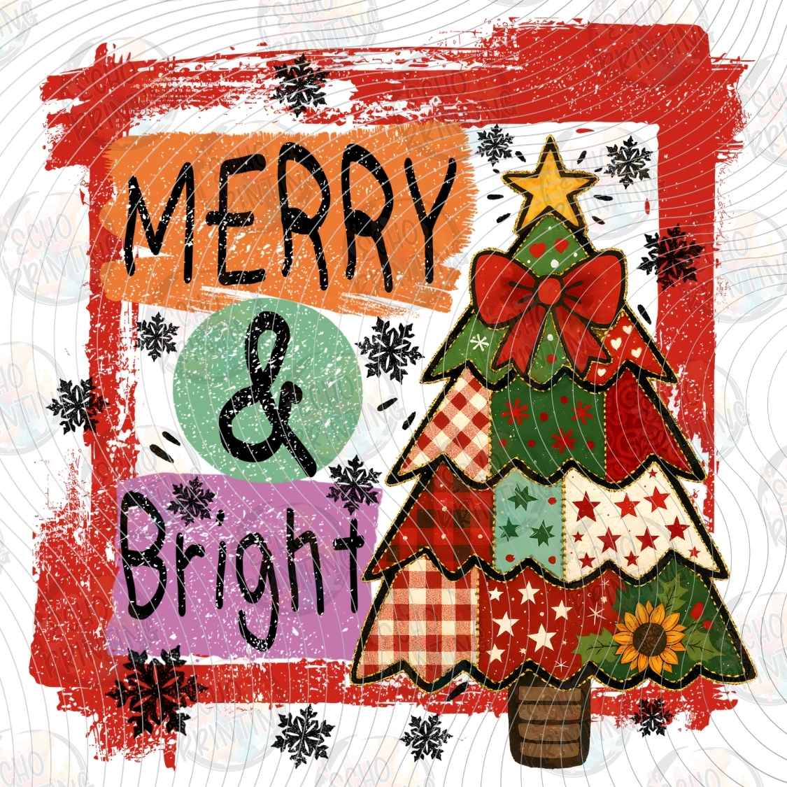 WNXM 3315 - MERRY AND BRIGHT PATCHWORK