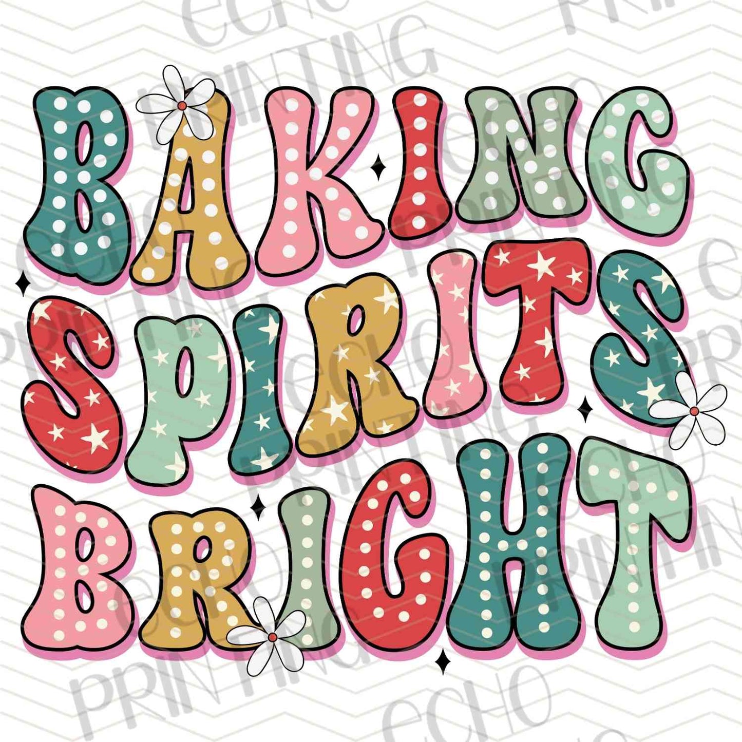 WNXM 339 - BAKING SPIRITS BRIGHT LETTERS