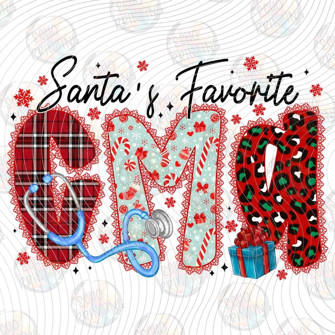 WNXM 3417 - CMA CHRISTMAS LETTERING