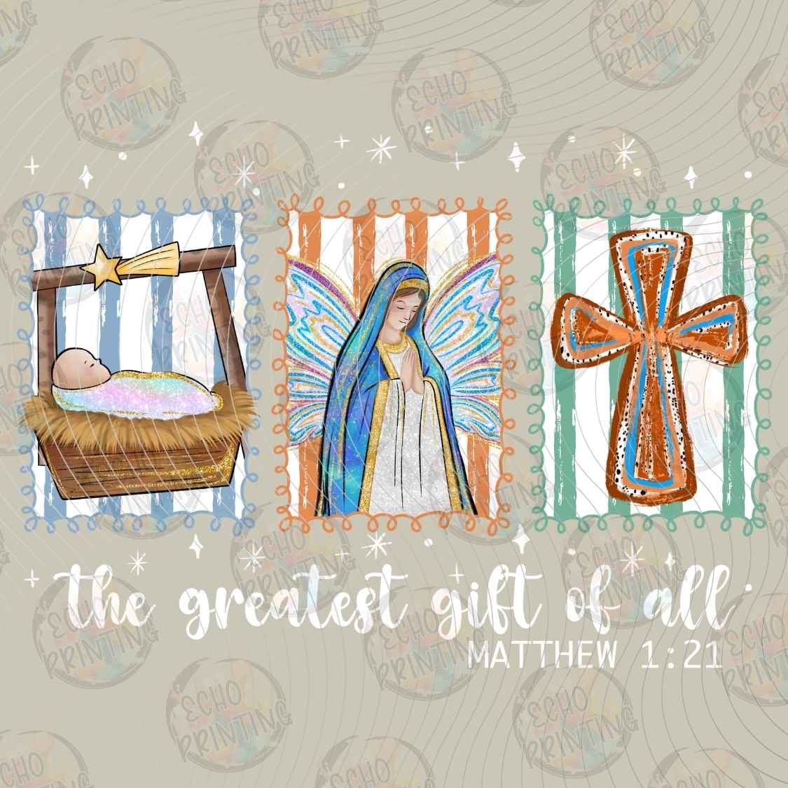 WNXM 3458 - NATIVITY CHRISTMAS SCRIPTURE