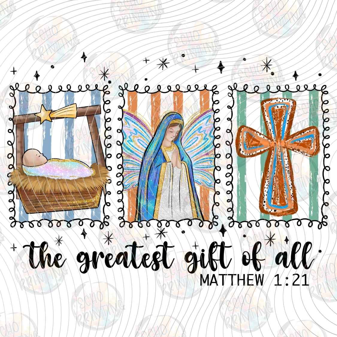 WNXM 3459 - NATIVITY CHRISTMAS SCRIPTURE