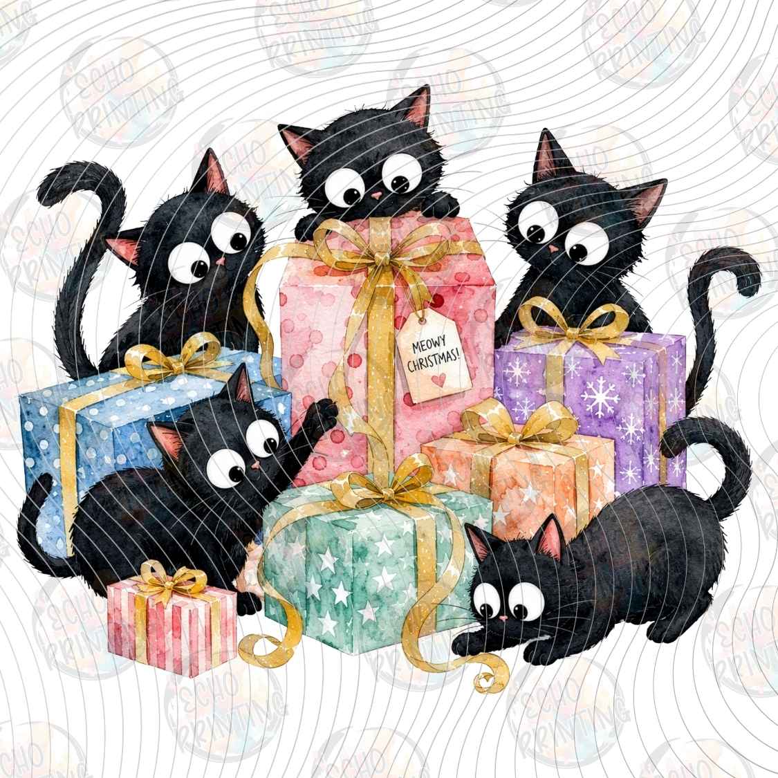 WNXM 3602 - BLACK CAT GIFT PILE