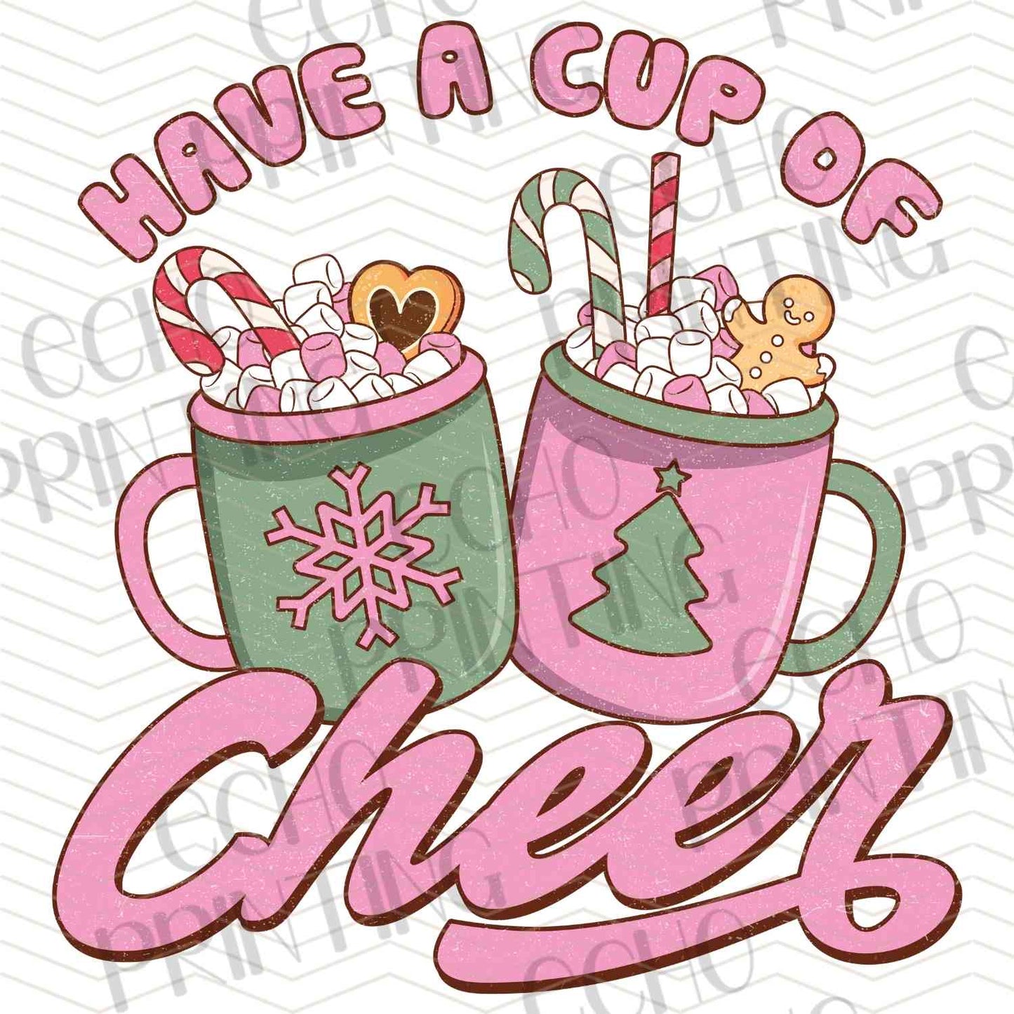 WNXM 373 - HAVE A CUP OF CHEER PINK MUGS