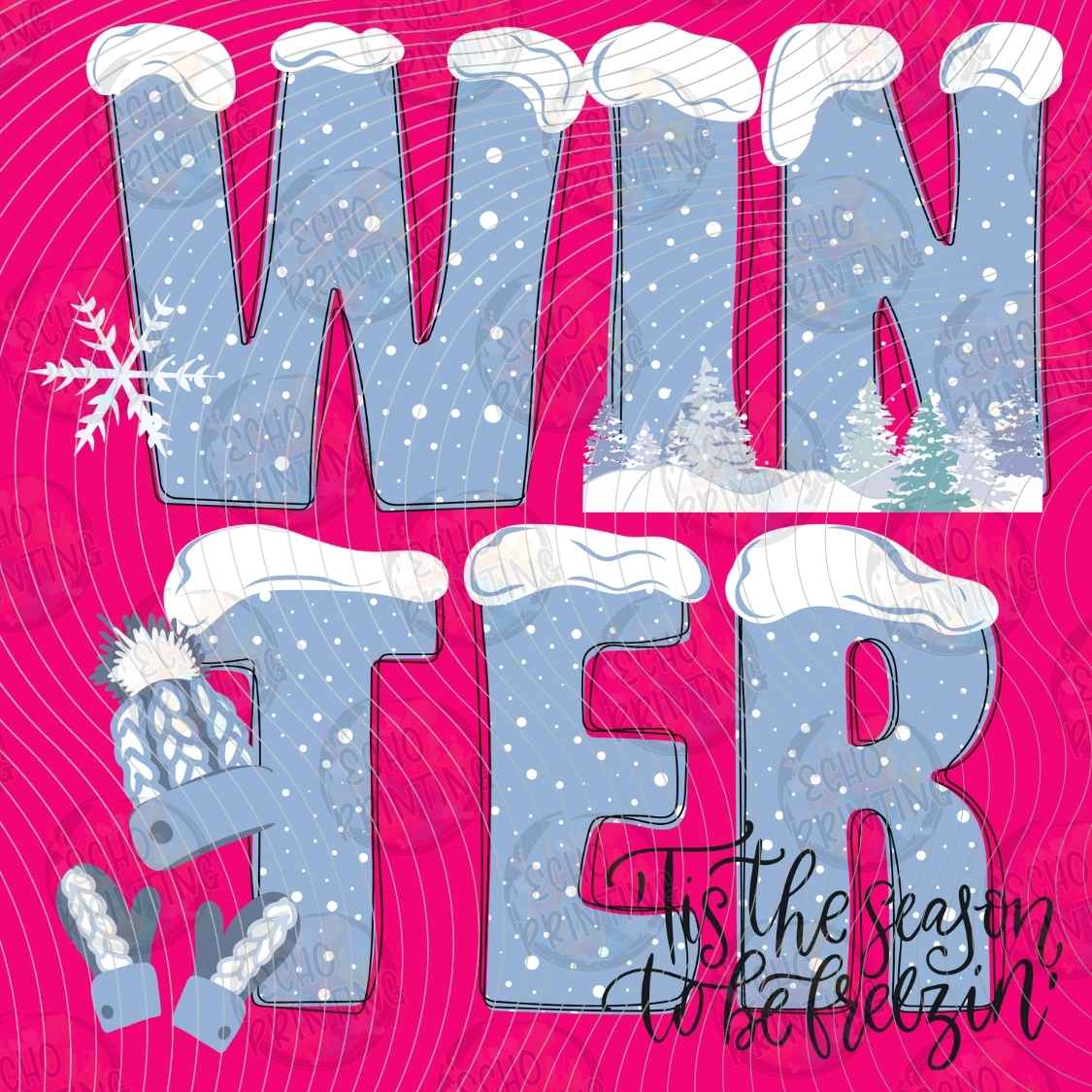 WNXM 3908 - WINTER LETTERING
