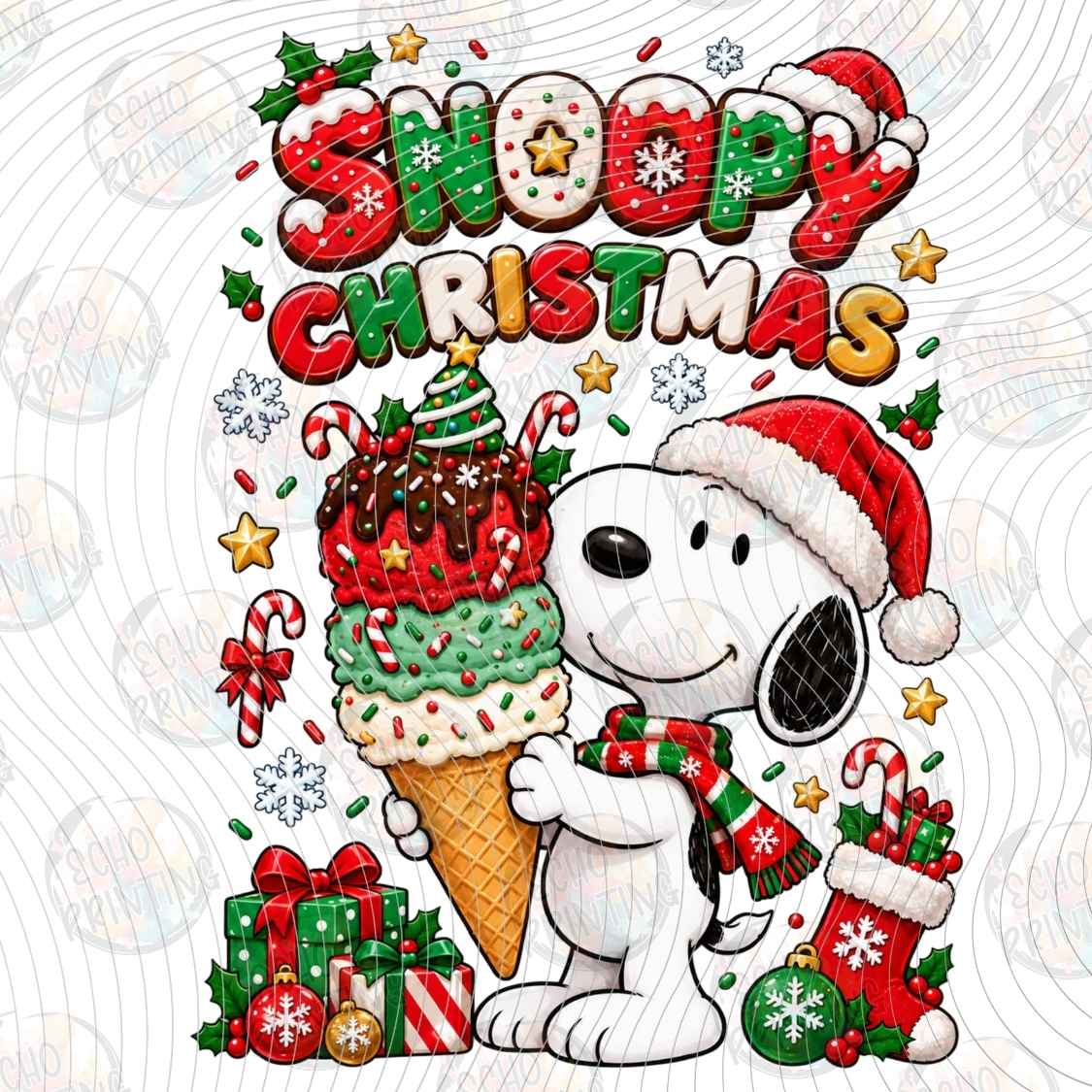 WNXM 3940 - CHRISTMAS PUP LETTERING