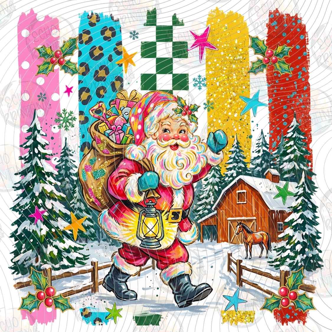 WNXM 4152 - PASTEL HOLIDAY FRIENDS