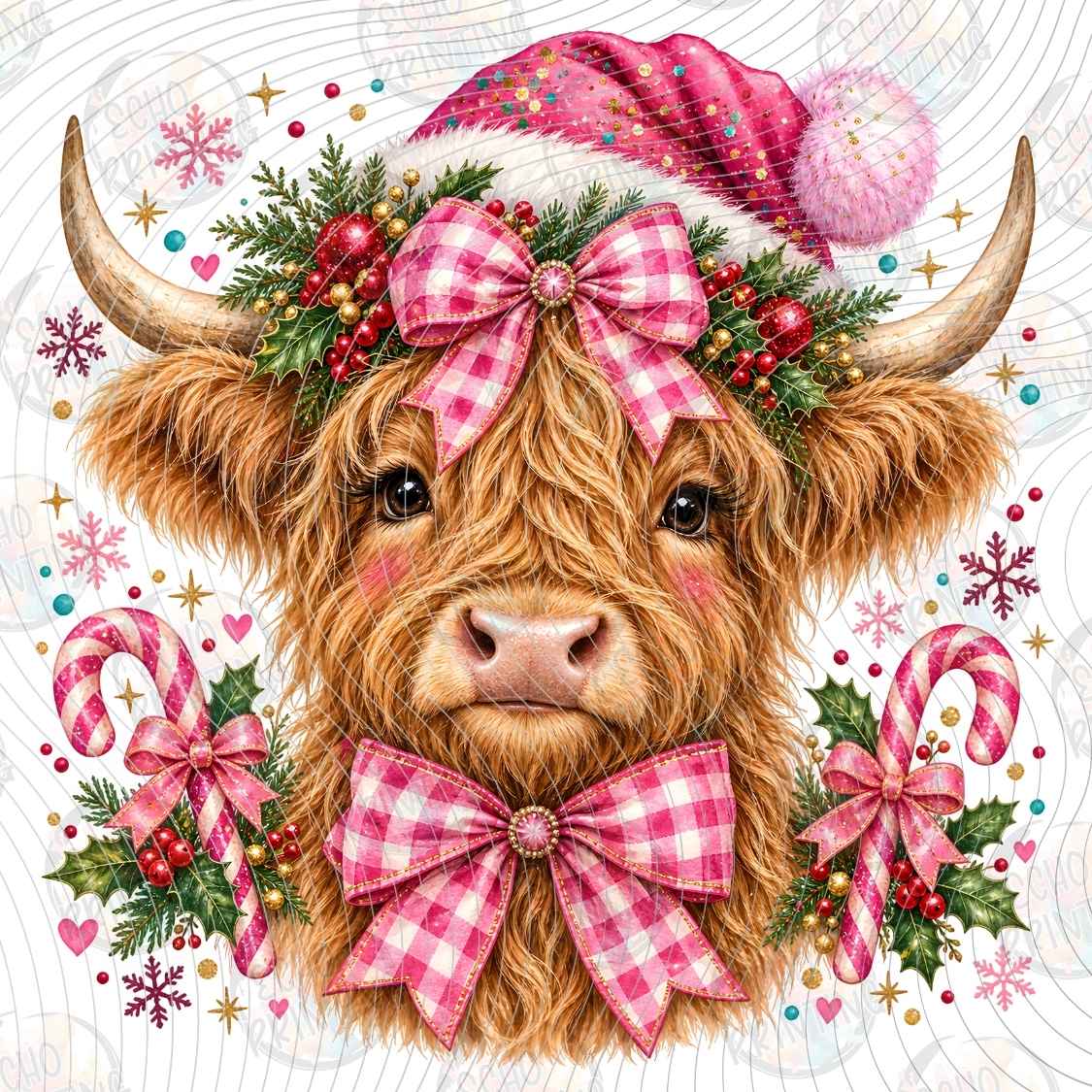 WNXM 4156 - PINK HIGHLAND COW