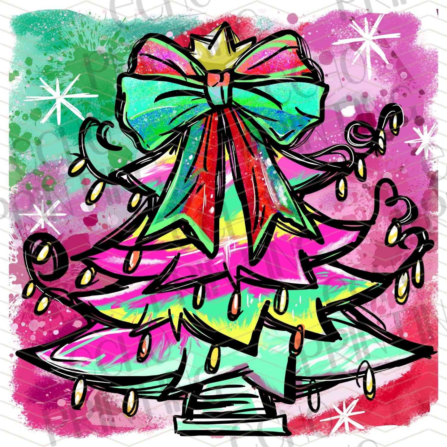 WNXM 422 - BRIGHT TREE BOW CHRISTMAS