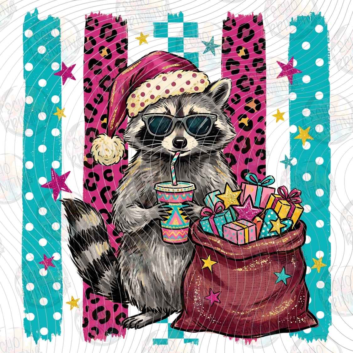 WNXM 4256 - COZY RACCOON CHRISTMAS