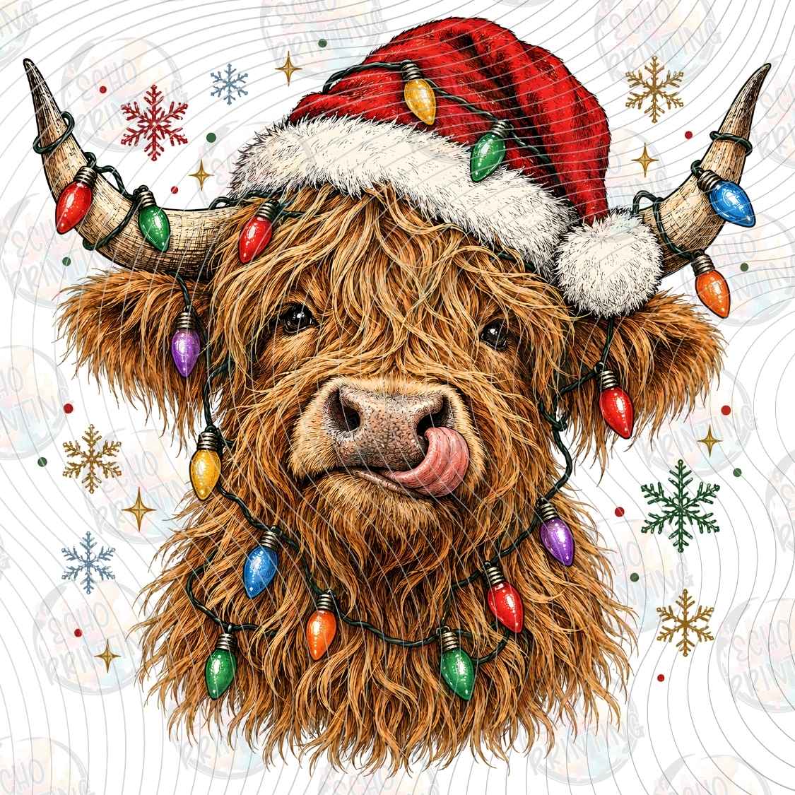 WNXM 4296 - HIGHLAND COW CHRISTMAS