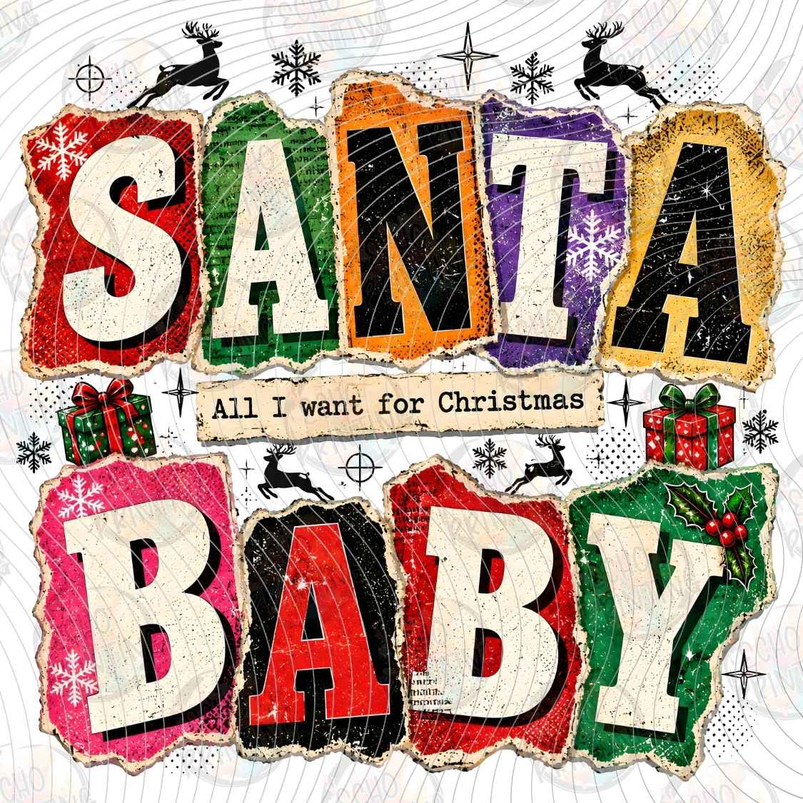 WNXM 4306 - SANTA BABY RETRO