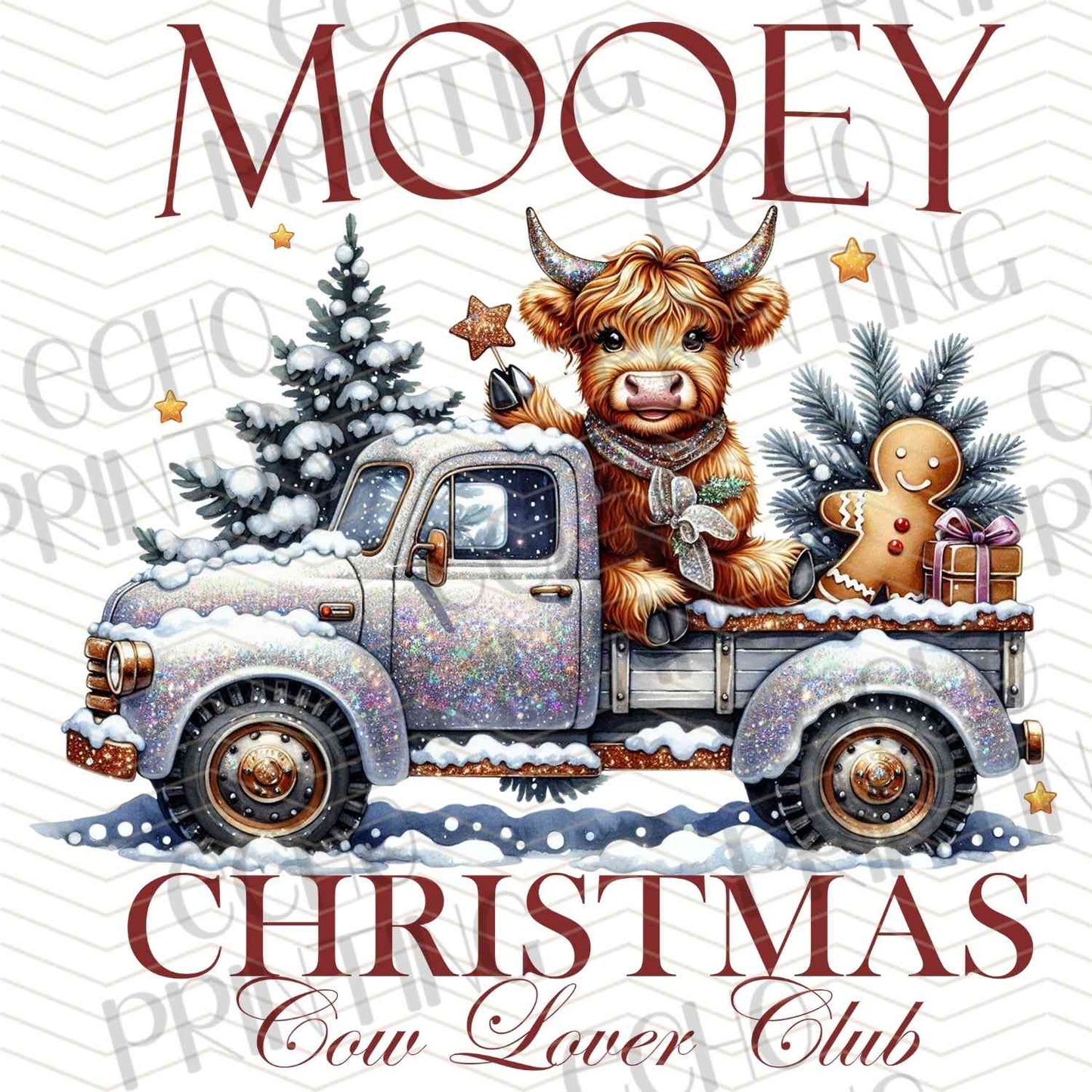 WNXM 473 - MOOEY CHRISTMAS COW LOVER TRUCK