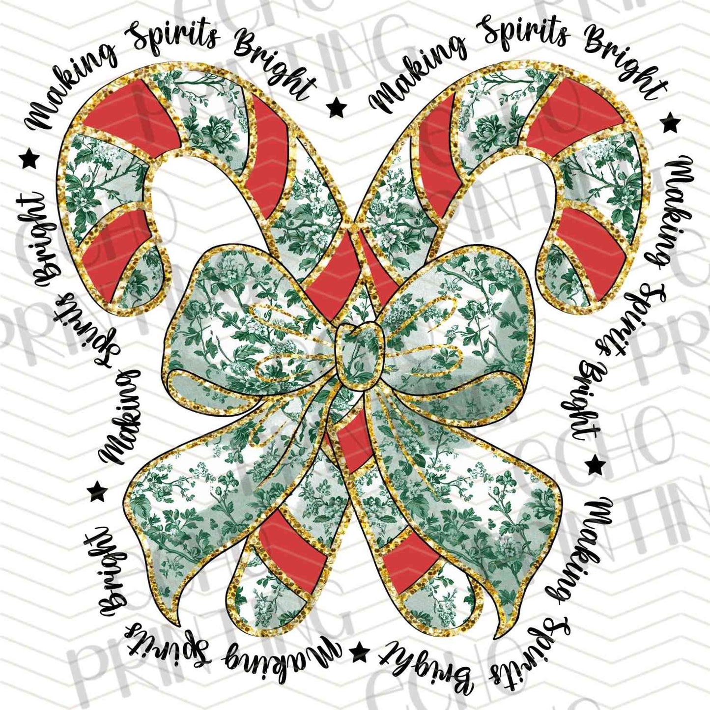 WNXM 548 – GREEN CHRISTMAS BOW