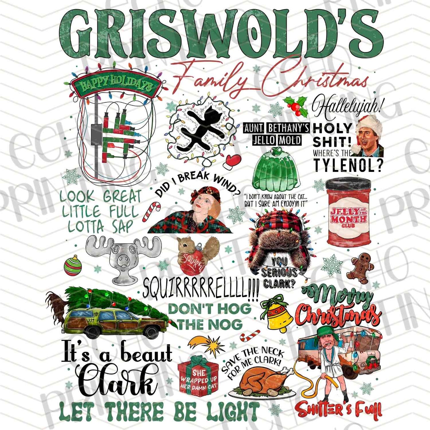 WNXM 614 - GRISWOLD CHRISTMAS COLLAGE
