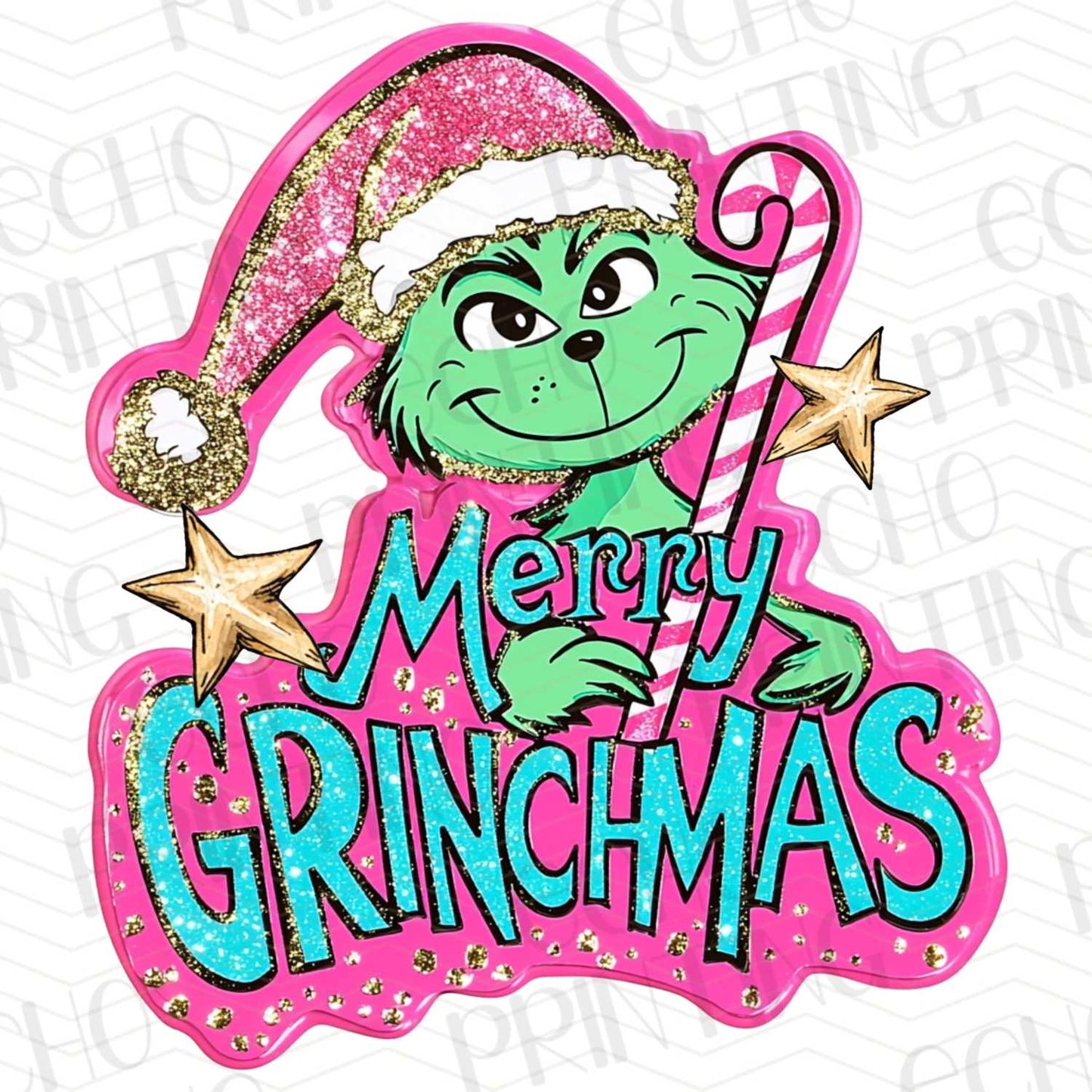 WNXM 63 – GREEN CHARACTER WITH SANTA HAT MERRY HOLIDAY