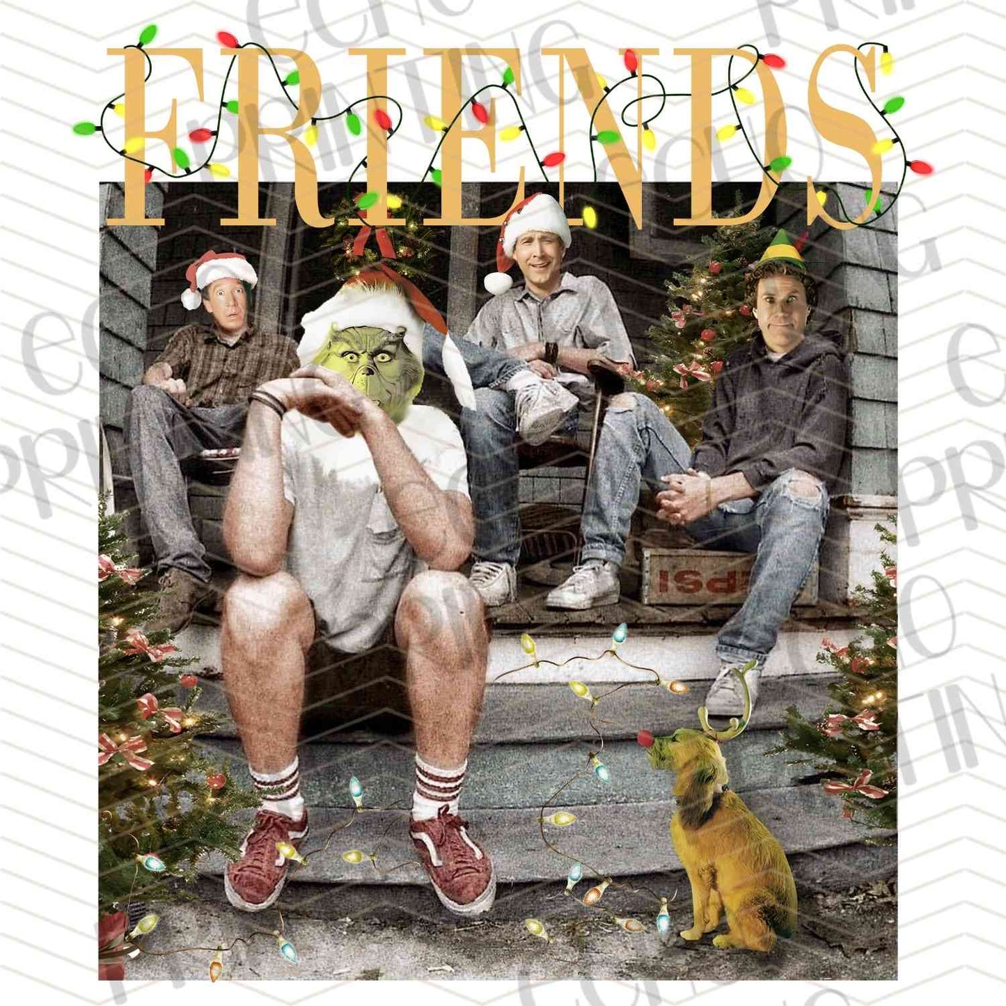 WNXM 777 – HOLIDAY FRIENDS BENCH SCENE